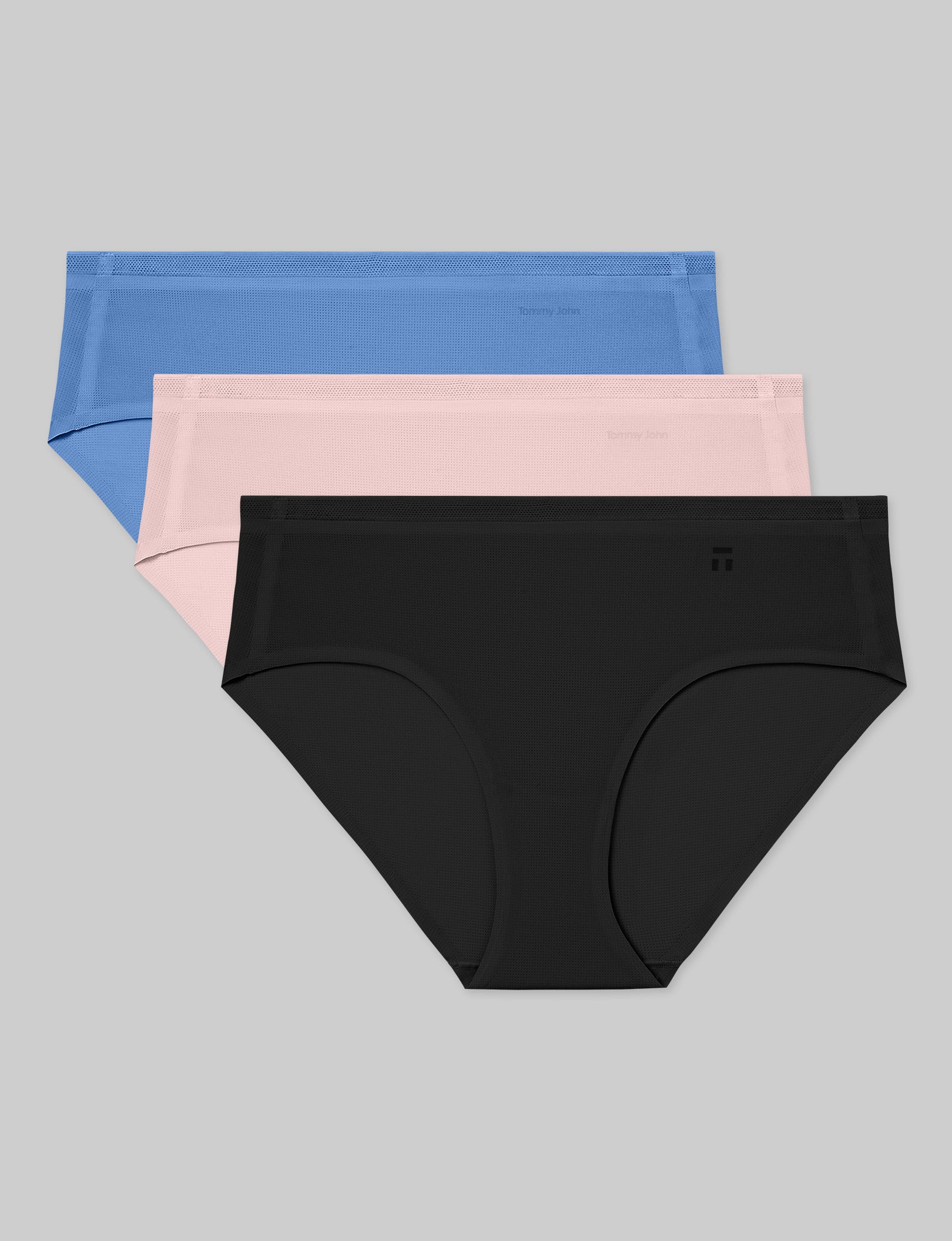 Women's Cotton Breathable Air Briefs Underwear (3 Pack) - Soft Comfortable Panties for Everyday Wear, Workout & Sleep