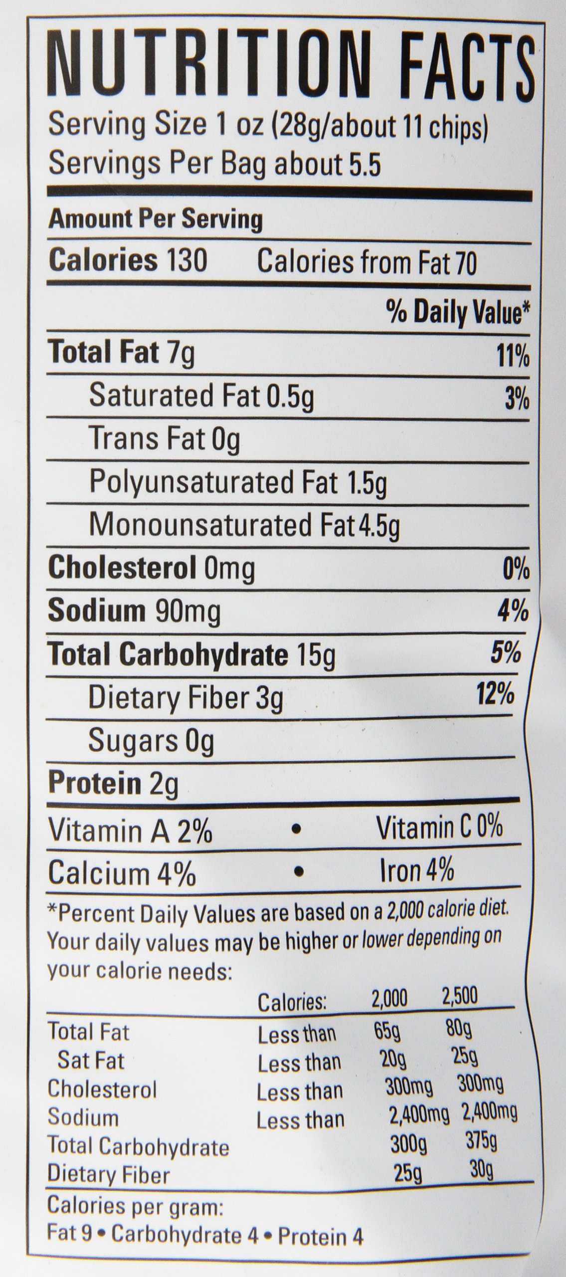 Way Better Snacks Multi Grain Tortilla Chips - Healthy Gluten Free Snack - 5.5 oz Pack - Perfect for Parties, Movie Nights & Healthy On-the-Go Snacking
