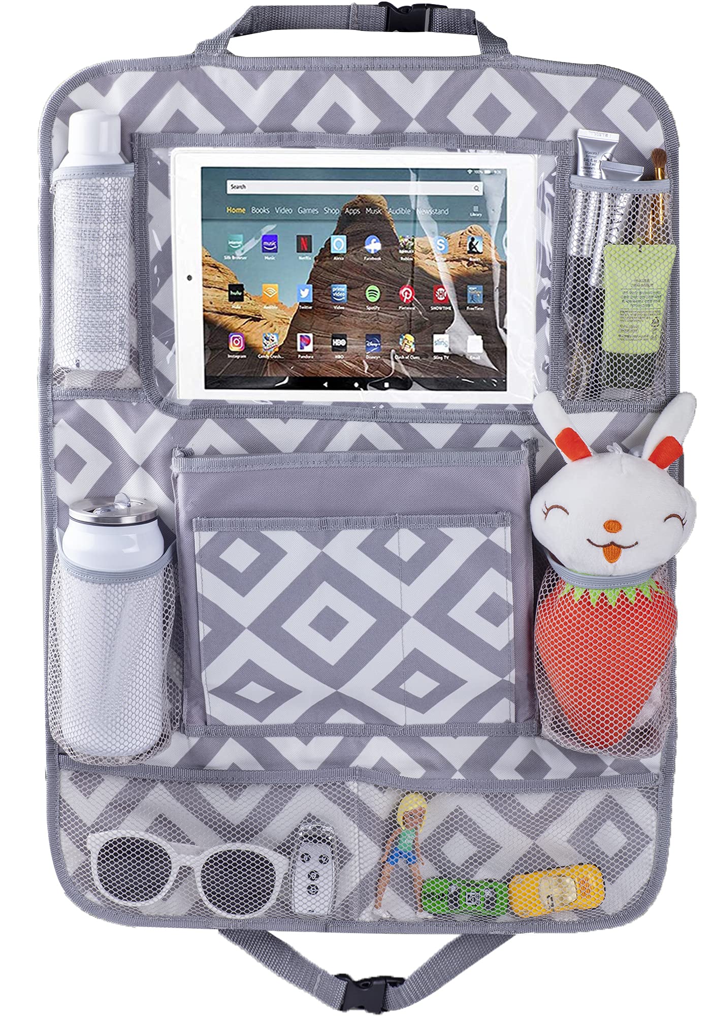 Car Backseat Organizer with 10