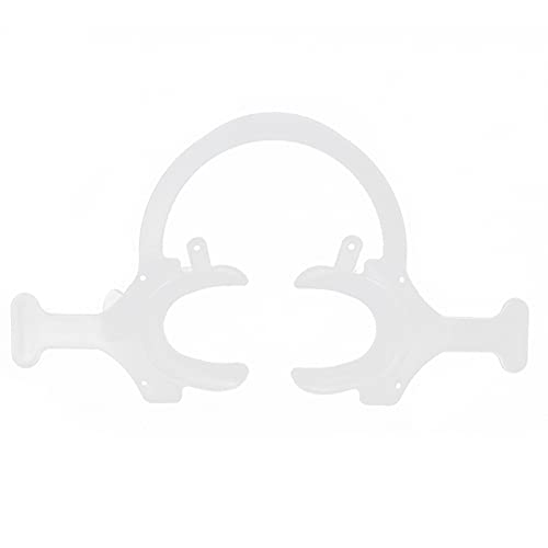 Disposable C-Shape Teeth Cheek Retractor - Dental Mouth Opener with Handle for Dentists & Orthodontists - Small Size Dental Accessory for Teeth Whitening, Cleaning & Oral Exams