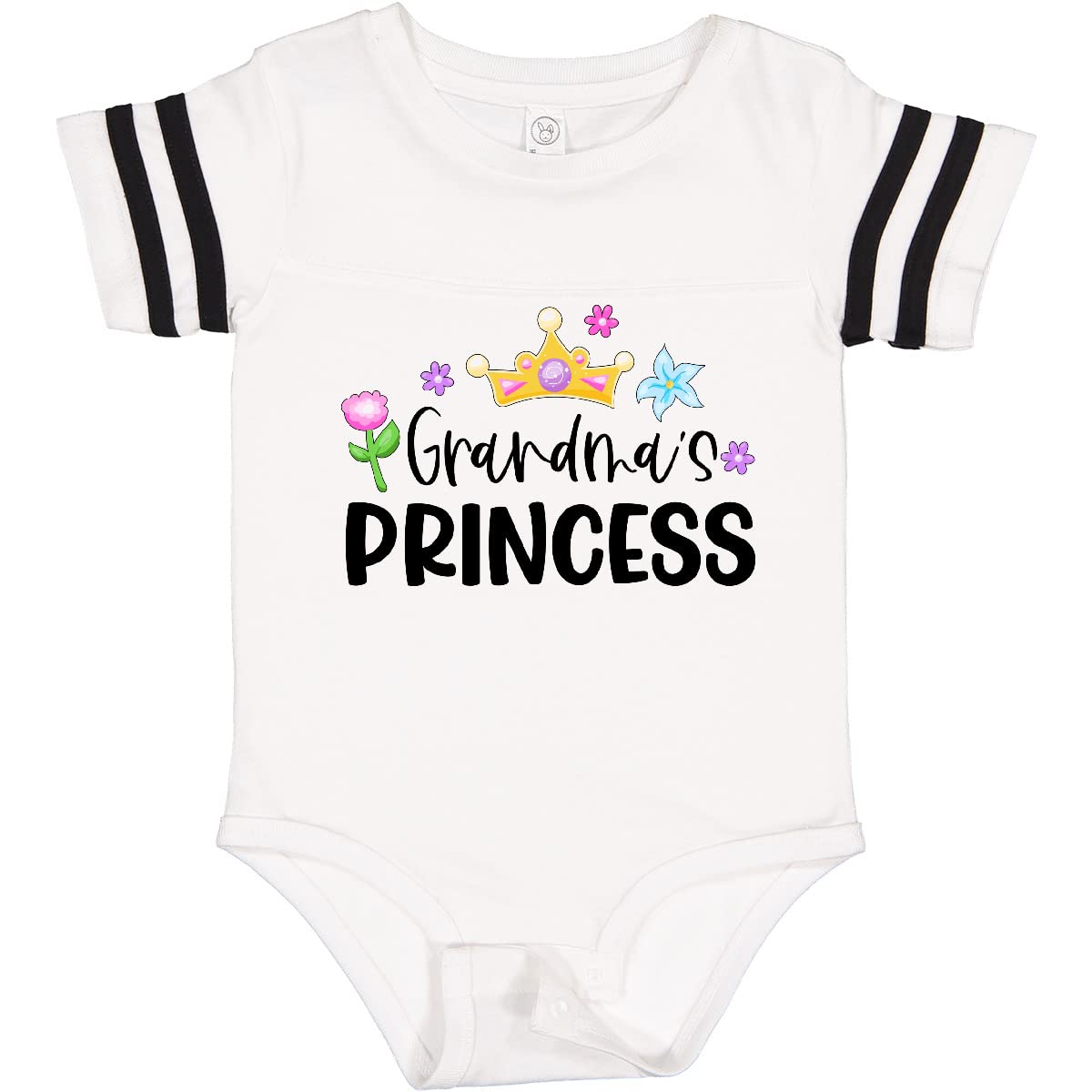Inktastic Princess Crown Baby Bodysuit - Perfect for Grandparents' Gifts