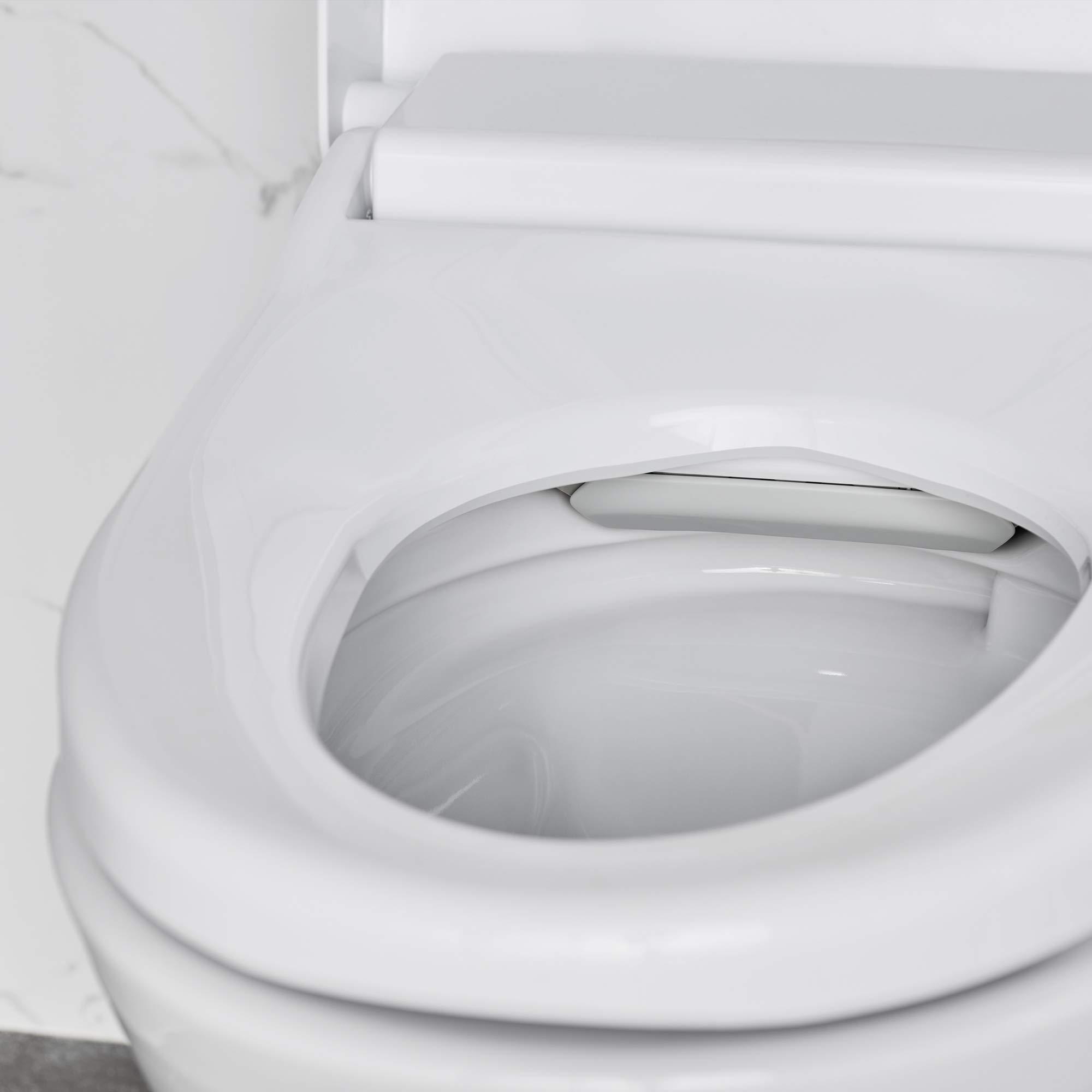 American Standard 297AA204-291 Advanced Clean 100 SpaLet Toilet in Alabaster White - Water-Efficient Elongated Bowl for Modern Bathrooms & Spa-Like Luxury at Home