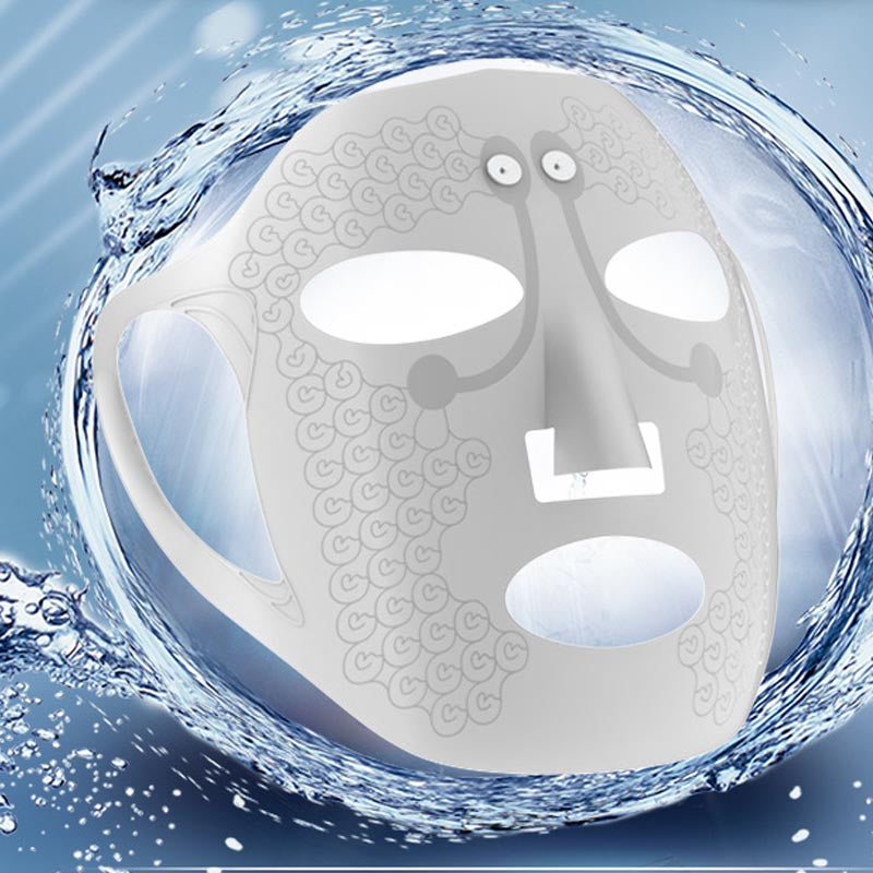 Electric Facial Massage Mask - Skin Tightening & Anti-Wrinkle Device for Moisturizing & Reducing Fine Lines | Perfect for At-Home Skincare & Spa Treatments