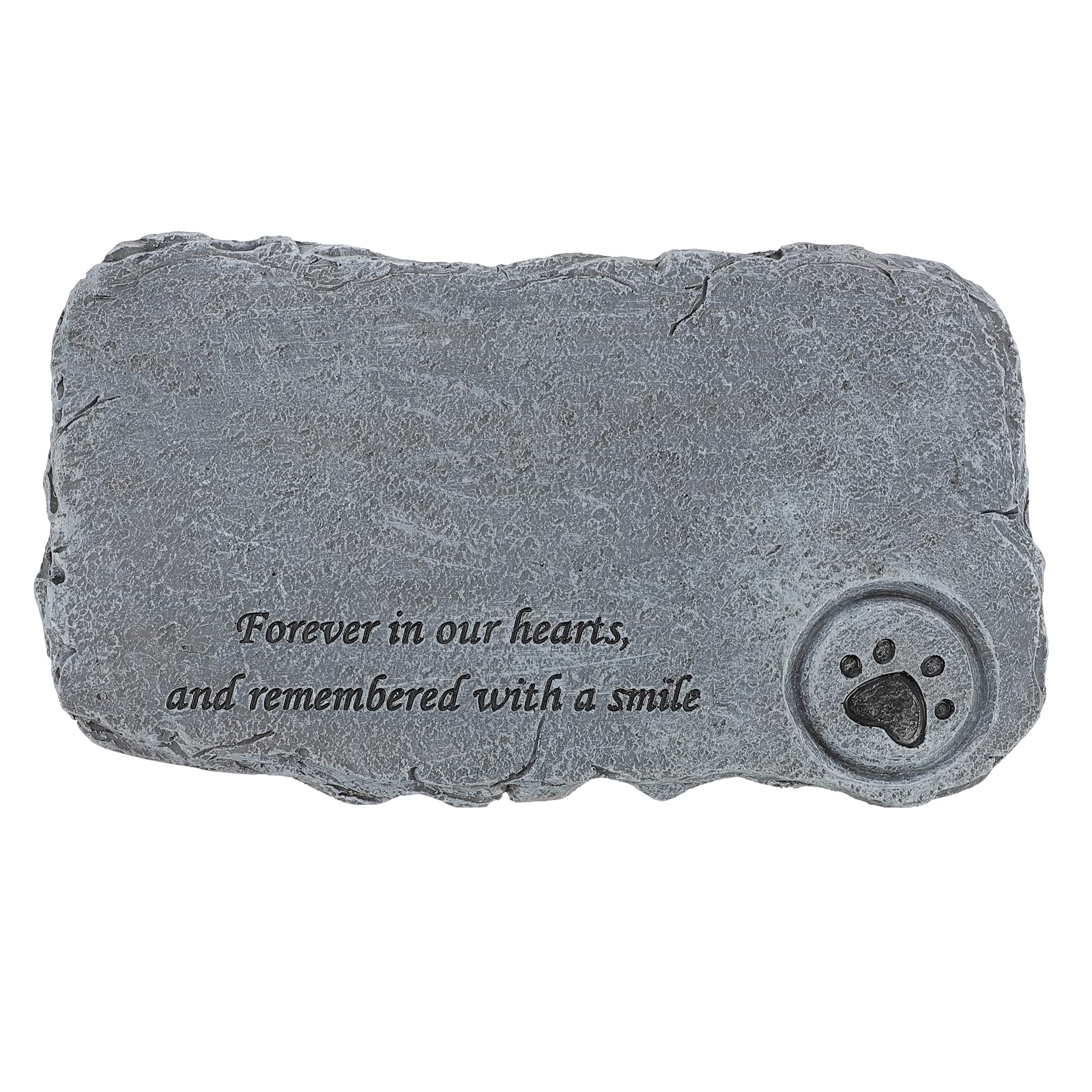 LIOOBO Pet Grave Marker - Resin Tombstone with Candlestick for Dogs & Cats - Memorial for Parks & Gardens