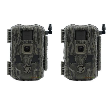 Stealth Cam Fusion Max 2.0 2 Pack Cellular Trail Camera - HD Night Vision, Motion Activated, Wireless for Wildlife Monitoring & Hunting