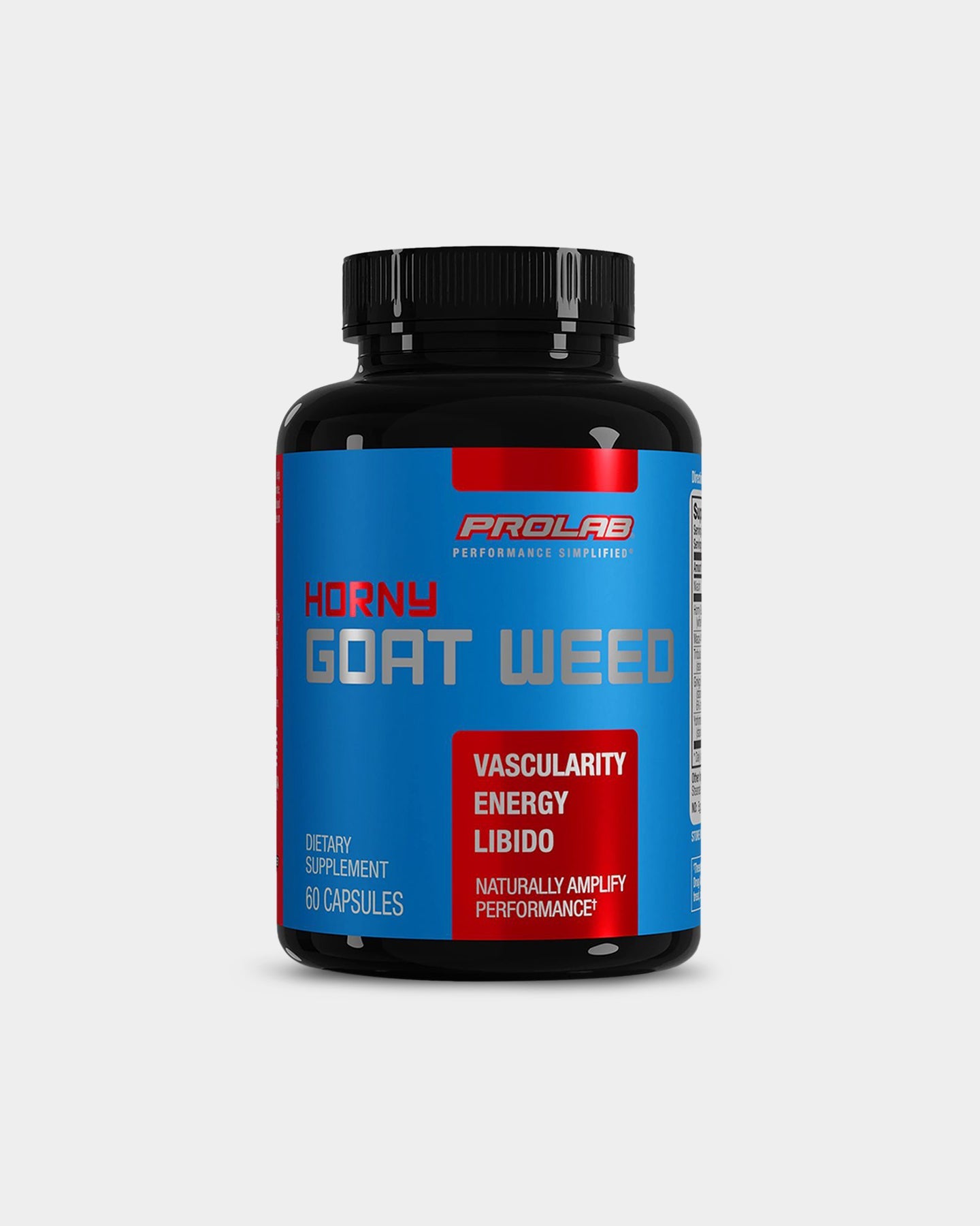 Prolab Nutrition Horny Goat Weed Supplement for Men - Natural Energy & Vitality Booster - Supports Performance & Stamina - Perfect for Workout Recovery & Active Lifestyle