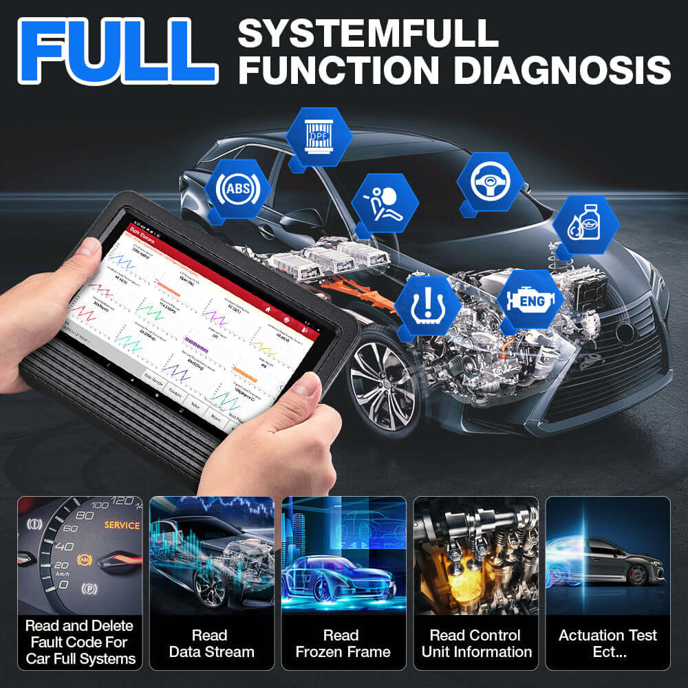 LAUNCH X431 V Pro 4.0 OBD2 Scanner - Advanced ECU Coding & Bidirectional Control Diagnostic Tool for Cars, Trucks & SUVs - Perfect for Mechanics & DIY Auto Repair