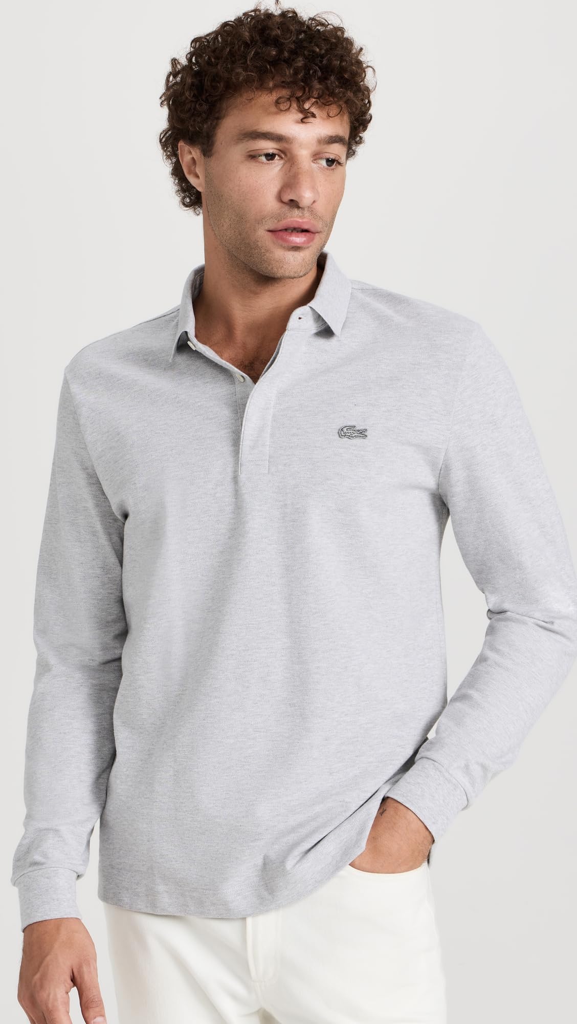 Lacoste Men's Long Sleeve Paris Polo Shirt - Classic Cotton Casual Top for Business & Leisure Wear | Office, Golf & Weekend Outfits