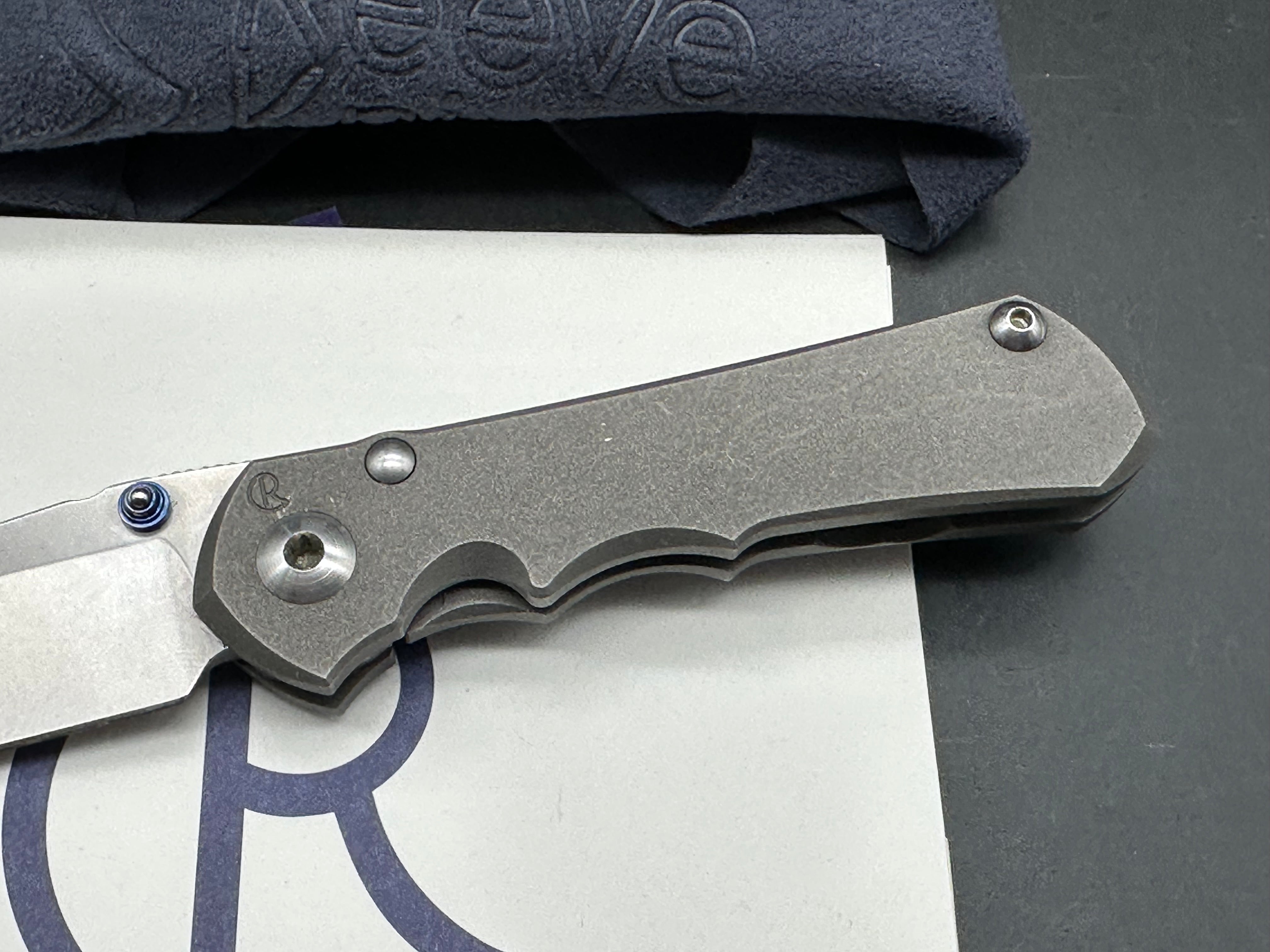CRK Small Inkosi S35V Plain Jane Drop Point Folding Knife - EDC Pocket Knife for Outdoor, Camping & Everyday Carry