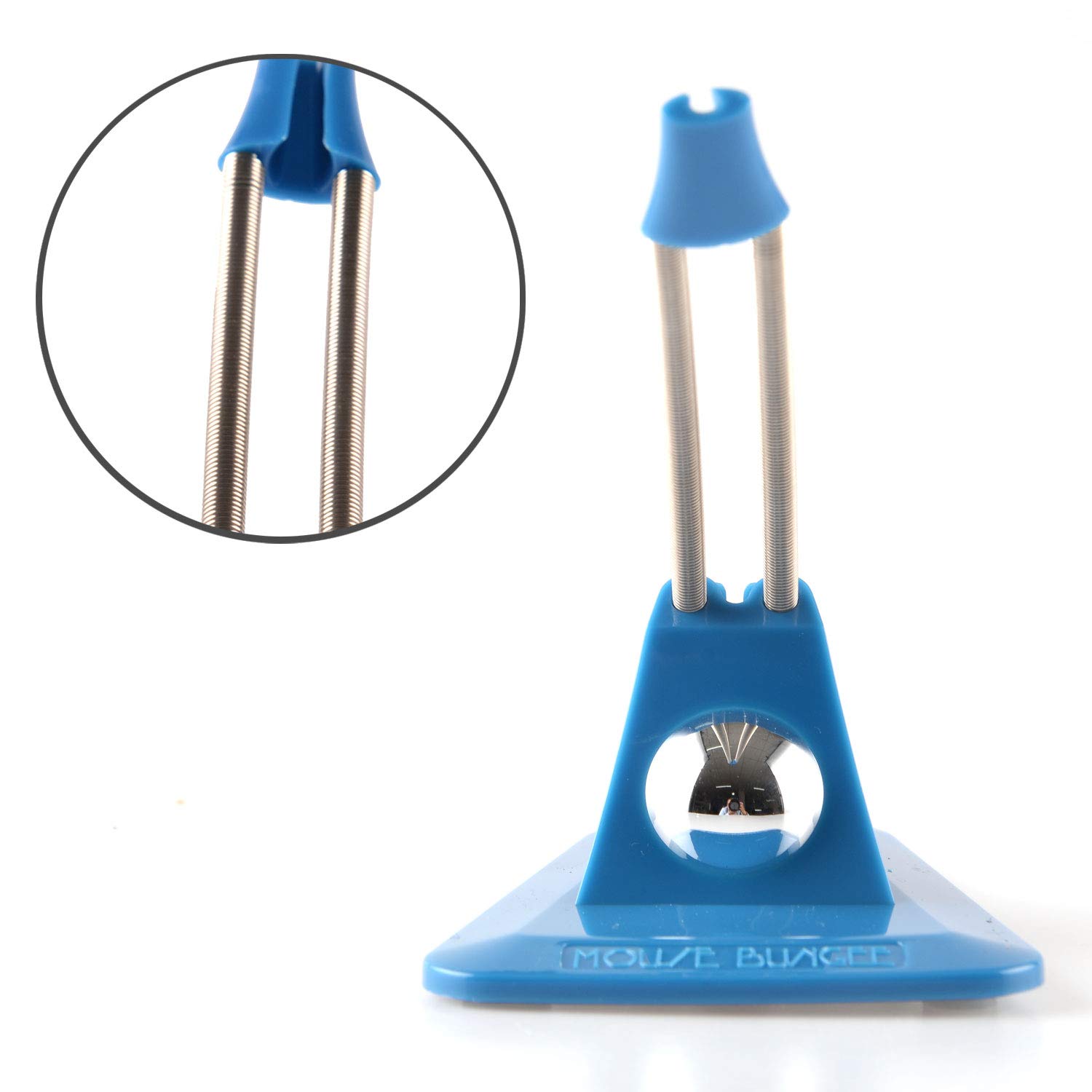 ONE250 Mouse Bungee Cable Holder - Flexible Gaming Mouse Cord Management Clip for Smooth Drag-Free Movement (Blue) - Perfect for PC Gaming, Office Work & Esports Setup