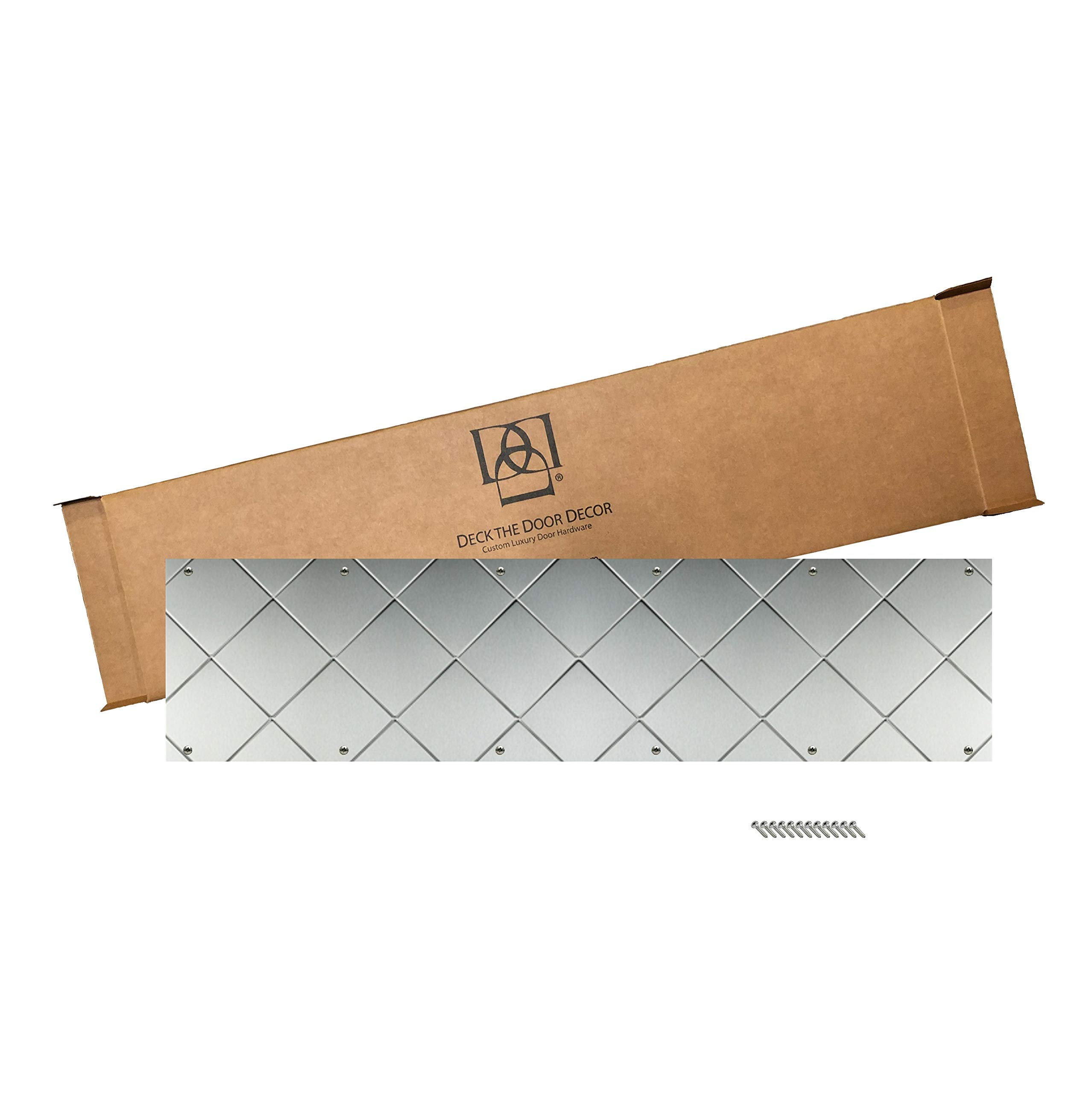 Stainless Steel Door Kick Plate with Artisan Embossed Patterns - 6