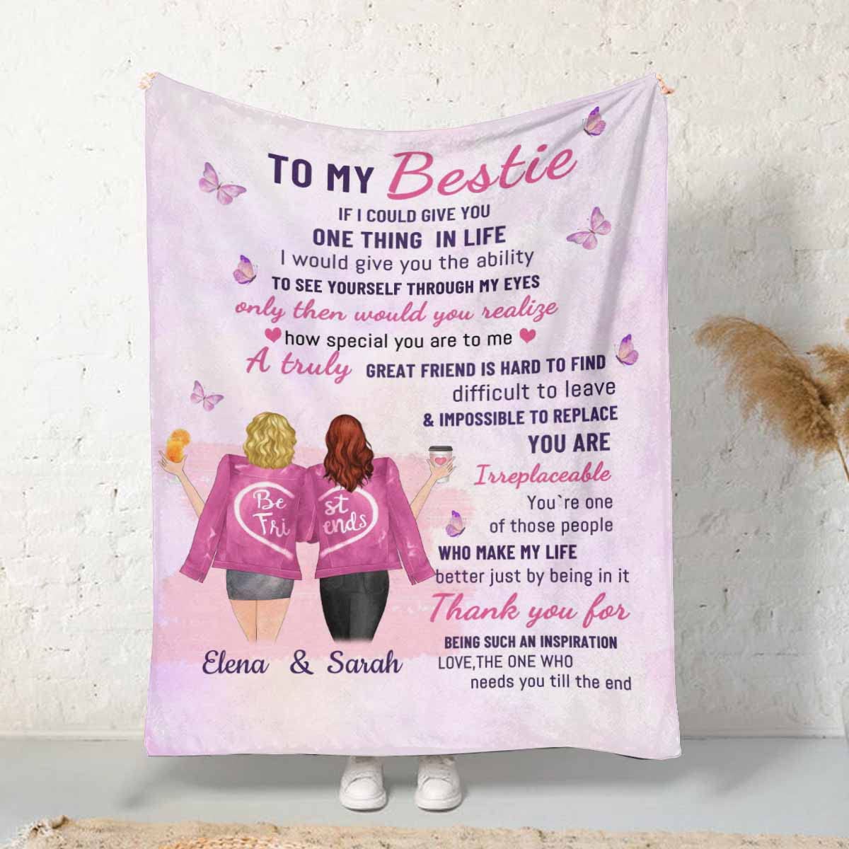Personalized Best Friend Blanket - 