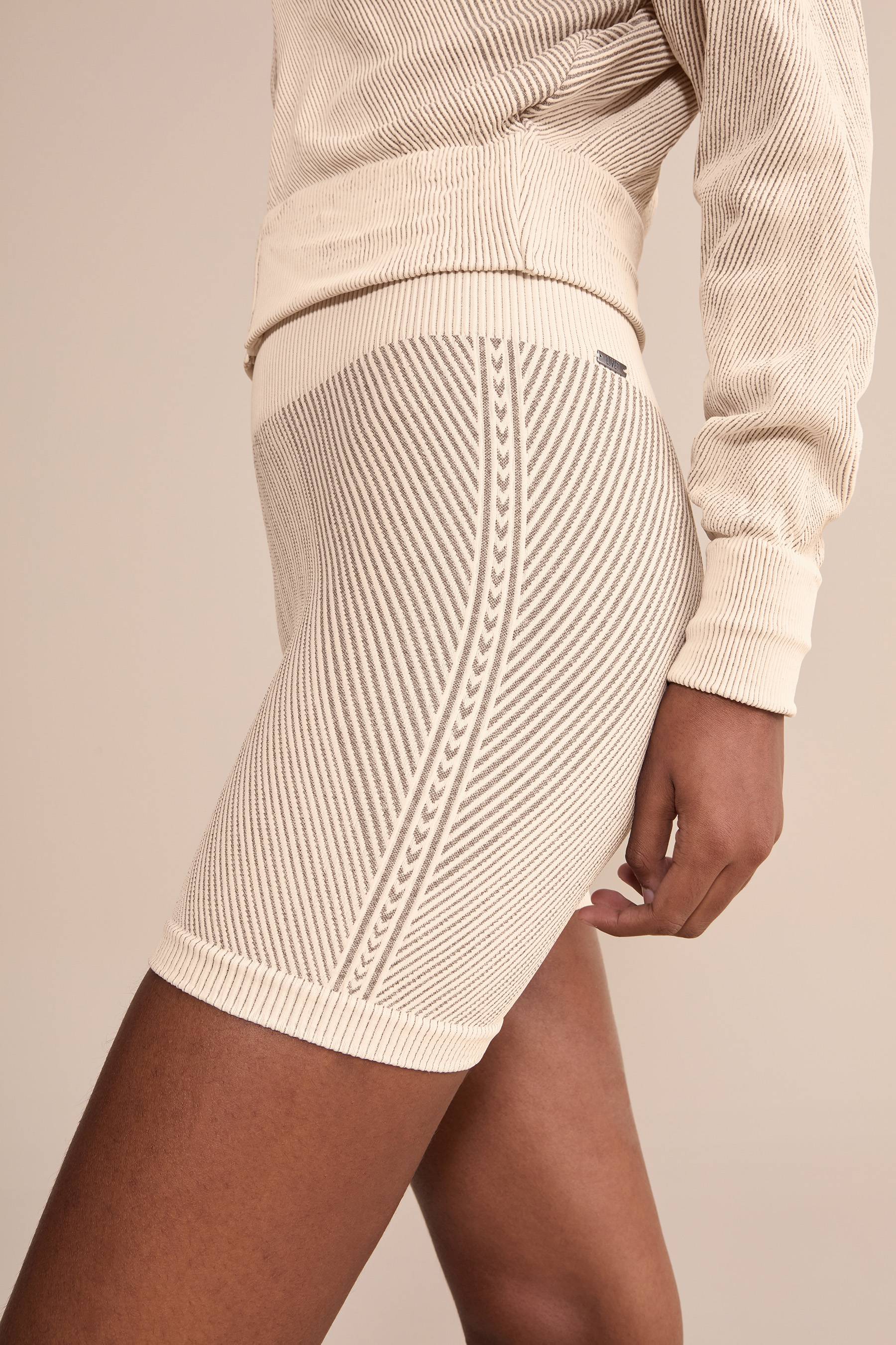 Seamless Diagonal Shorts for Women - Stretchy High Waist Yoga Running Workout Shorts - Perfect for Gym, Lounge & Summer Activities