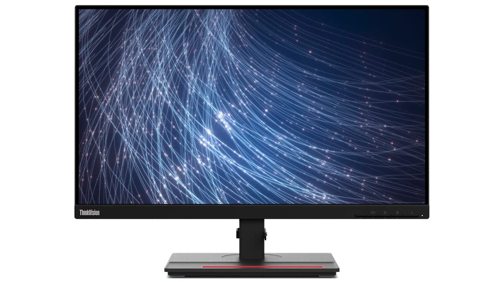 Lenovo ThinkVision T24m-29 23.8 Inch Full HD IPS Monitor - 1920x1080 Resolution, 60Hz, HDMI/VGA Ports, VESA Mountable, Business & Home Office Computer Screen for Work, Gaming & Entertainment