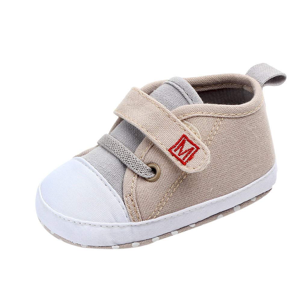 **Baby Boys & Girls First Walkers - Soft Sole Non-Slip Canvas Toddler Shoes for Early Walkers - Perfect for Indoor & Outdoor Play, Park, and Daily Walks**