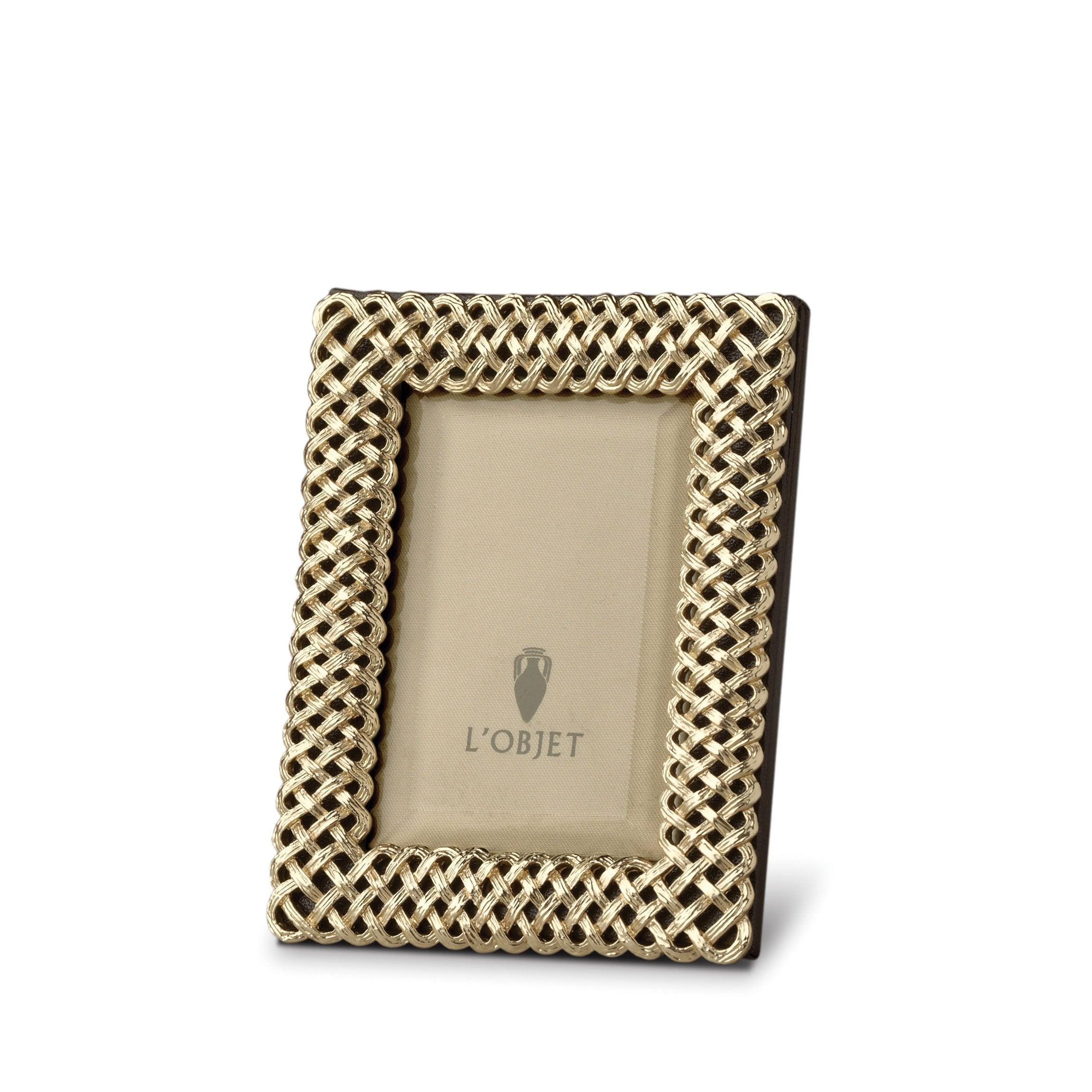 Gold Braid Frame - Elegant Decorative Picture Frame for Wall Art, Home Decor, and Wedding Photos
