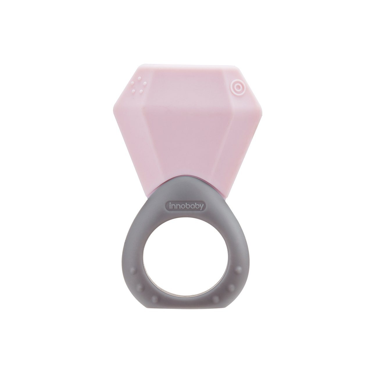 Innobaby Teethin' SMART Birthstone Ring Teether - Soothing Baby Teething Toy for Infants & Toddlers - Perfect for On-the-Go Pain Relief & Sensory Play