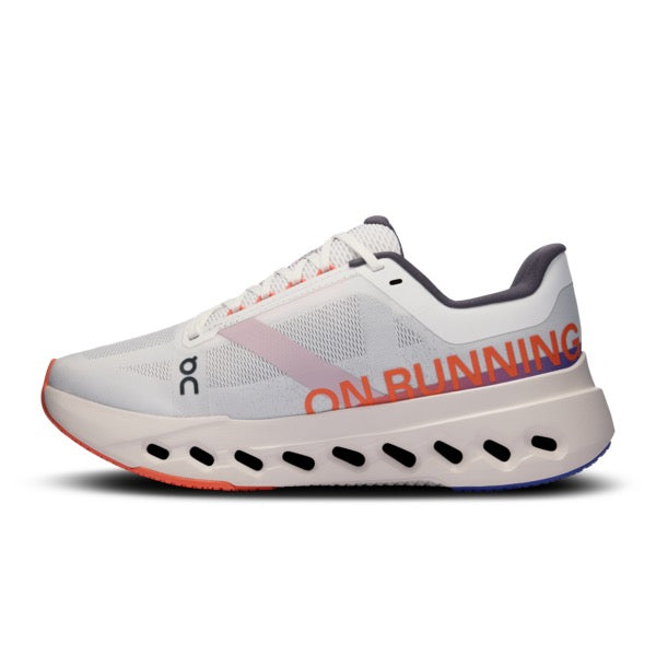 Women's Cloudsurfer Next Running Shoes - White/Flame | Lightweight Cushioned Sneakers for Women | Perfect for Jogging, Gym Workouts & Daily Walking