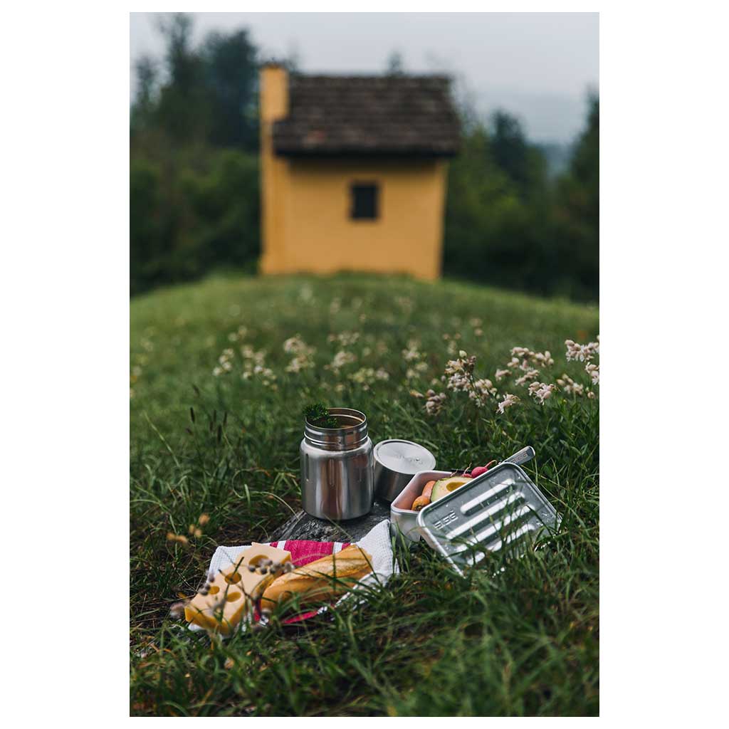 Premium Insulated Food Jar with Gemstone Design - Keep Meals Hot or Cold for Hours - Perfect for Office, School, Picnics & Outdoor Adventures