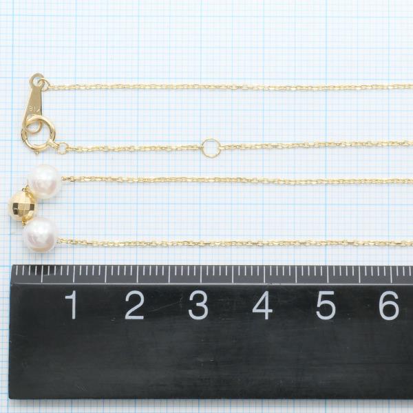 18K Yellow Gold Pearl Necklace for Women - Elegant Bridal Jewelry, Wedding Gift, Anniversary Present, Graduation Keepsake