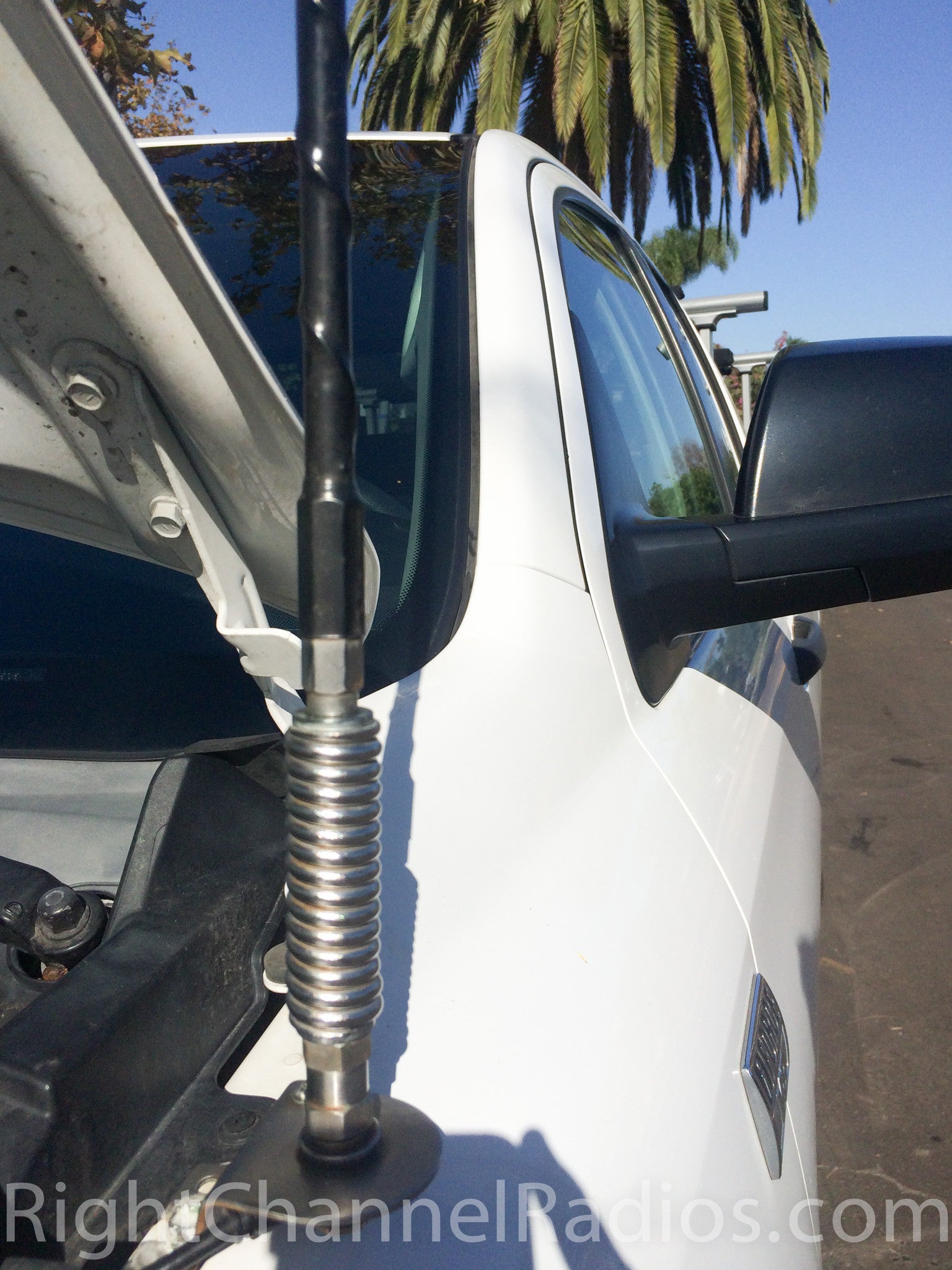 Toyota CB Antenna Hood Mount for 2007+ Models - Heavy Duty Off-Road Radio Antenna Bracket - Perfect for Jeep Wrangler, Tacoma & 4x4 Truck Adventures