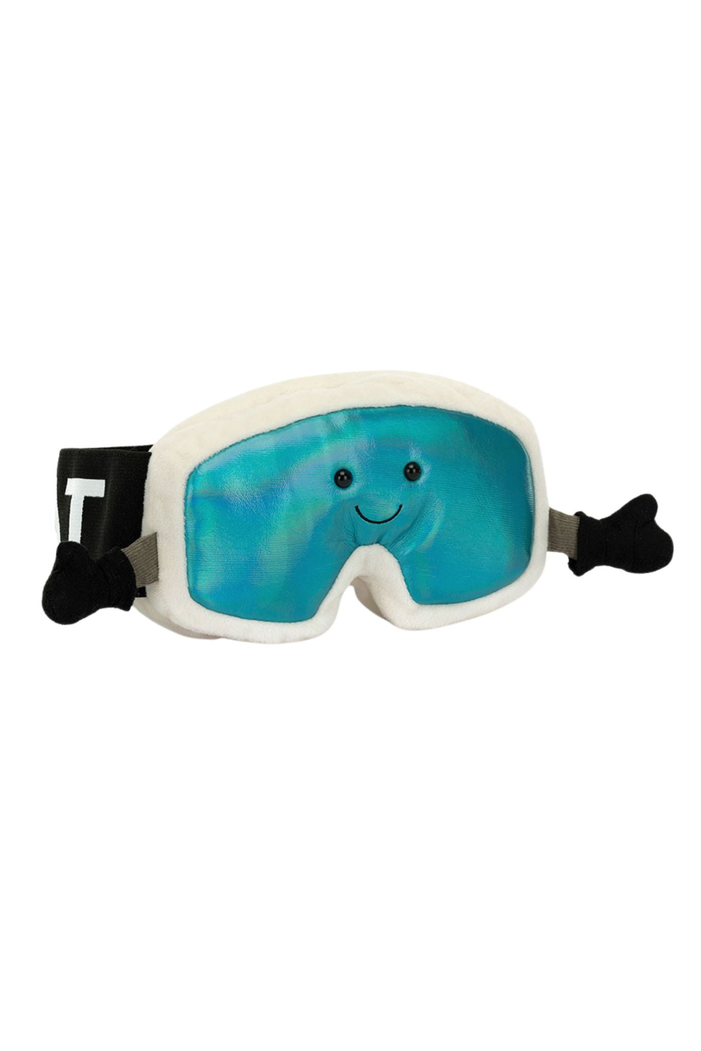 Jellycat Amuseables Sports Ski Goggles - Cute & Comfortable Winter Snow Goggles for Skiing, Snowboarding & Outdoor Winter Sports - Perfect for Kids & Adults