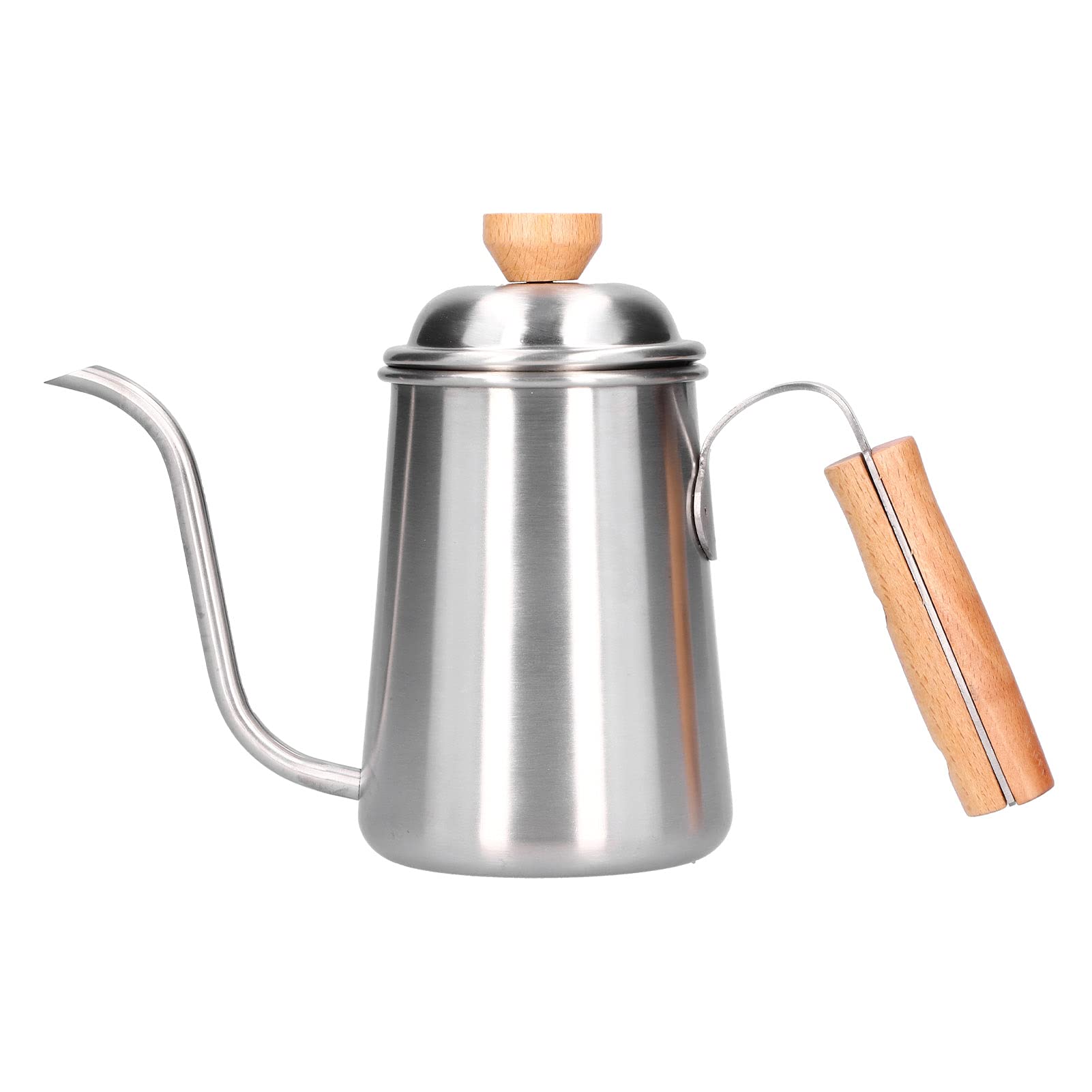 Premium 650ML Gooseneck Pour Over Coffee Kettle - Stainless Steel Drip Kettle for Precision Brewing, Ideal for Home, Tea Shops & Cafes - Perfect for Pour Over Coffee, Tea Infusions & Latte Art