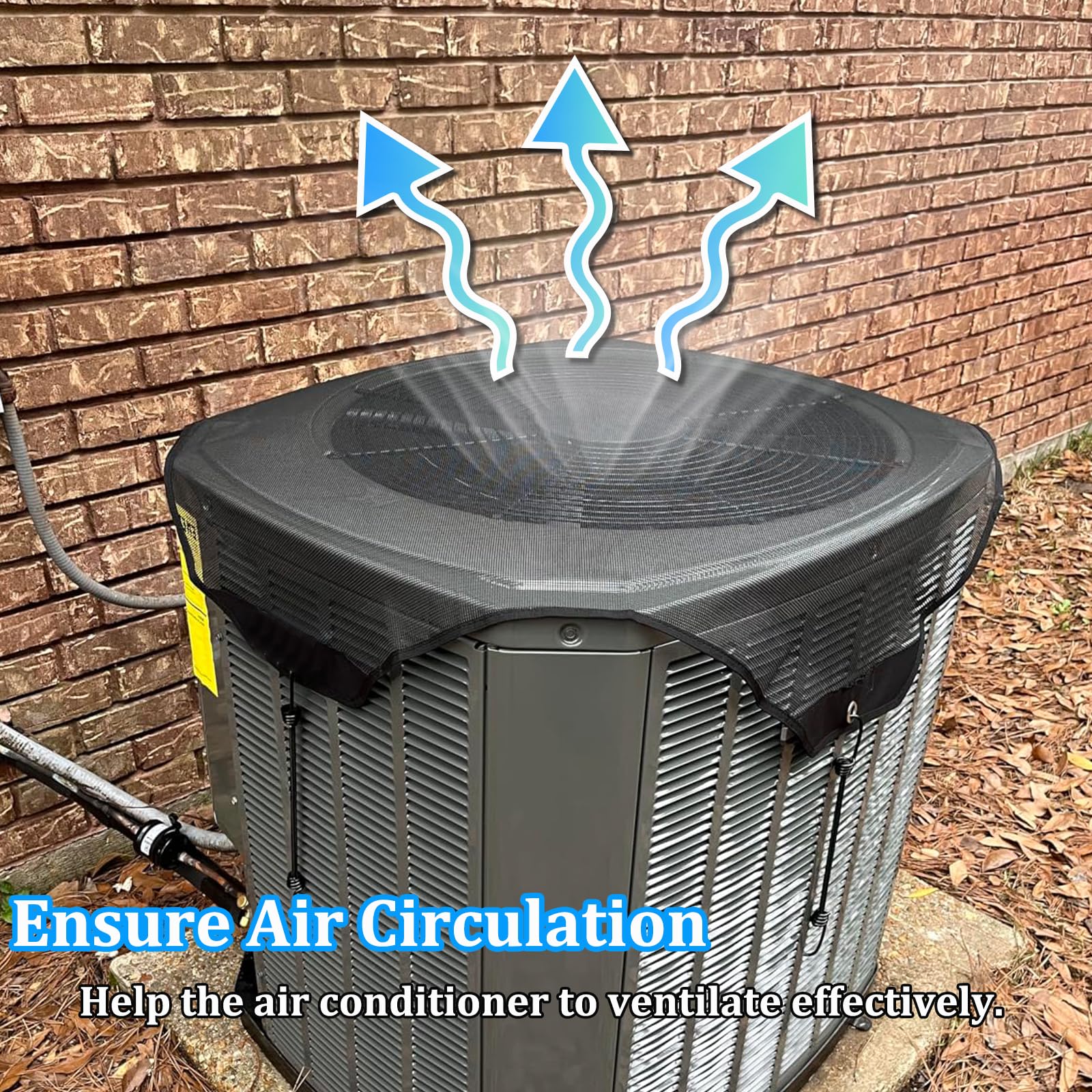 Universal Central Air Conditioner Cover for Outdoor Unit - All Season Weather Protection (32