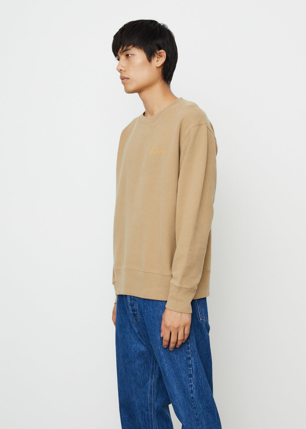 Arne Chain Stitch Logo Sweatshirt - Trendy Unisex Pullover for Men & Women | Perfect for Casual Wear, Street Style & Fall Fashion