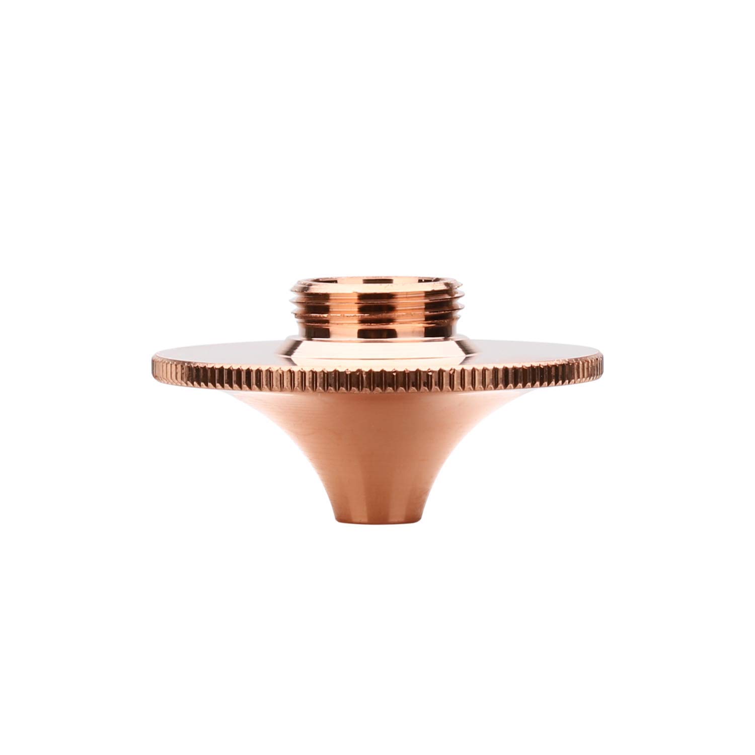 TEN-HIGH Single Layer Laser Nozzle for Fiber Laser Cutting Head - 28mm Diameter, 15mm Height, 0.8mm Caliber (5-Piece Set) - Perfect for Metal Fabrication, CNC Cutting & Industrial Laser Applications