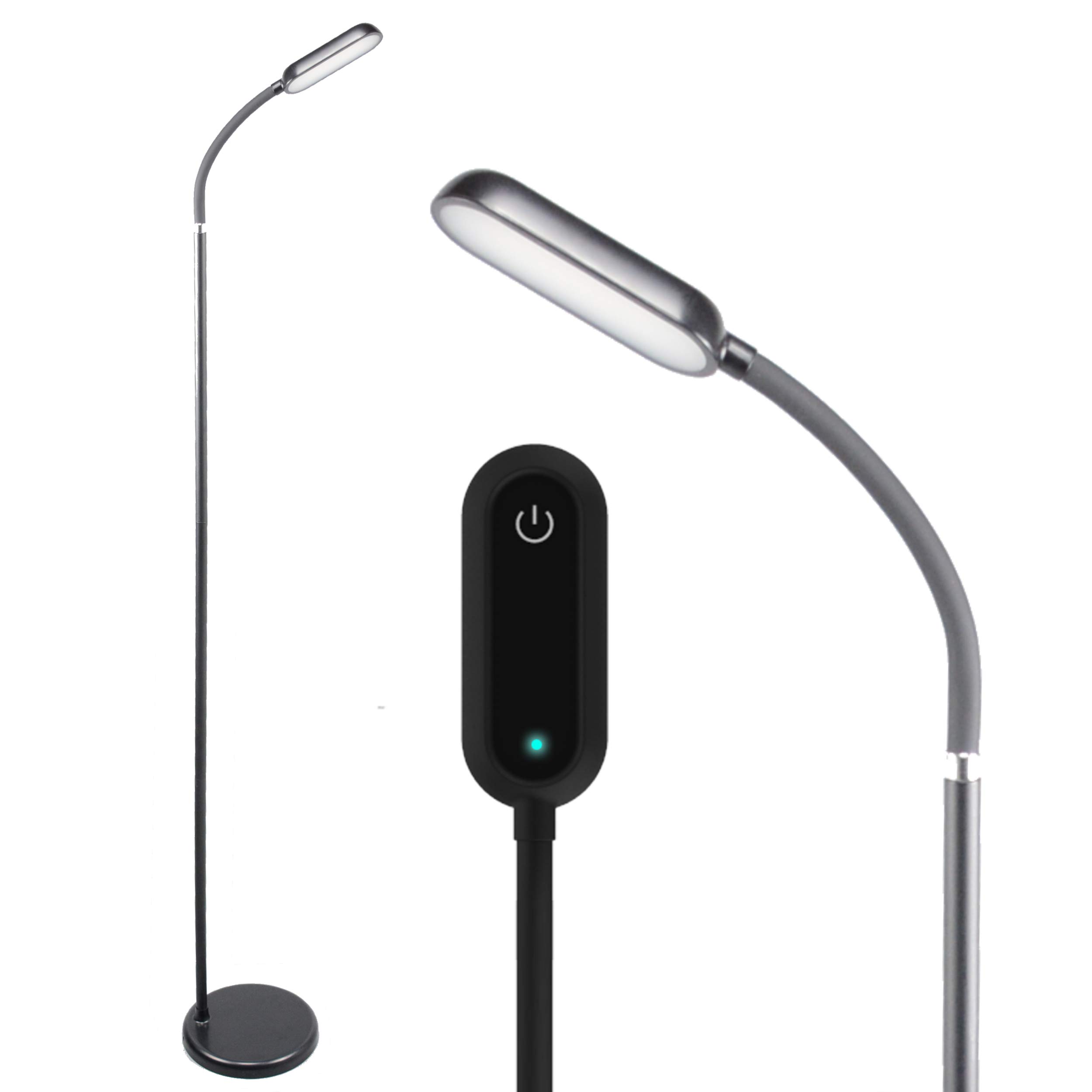 Lumos Cordless LED Floor Lamp - Rechargeable Battery Operated, Dimmable & Portable Reading Light with Adjustable Brightness - Modern Floor Lamp for Bedroom, Living Room & Office - Perfect for Night Reading, Relaxing & Home Decor