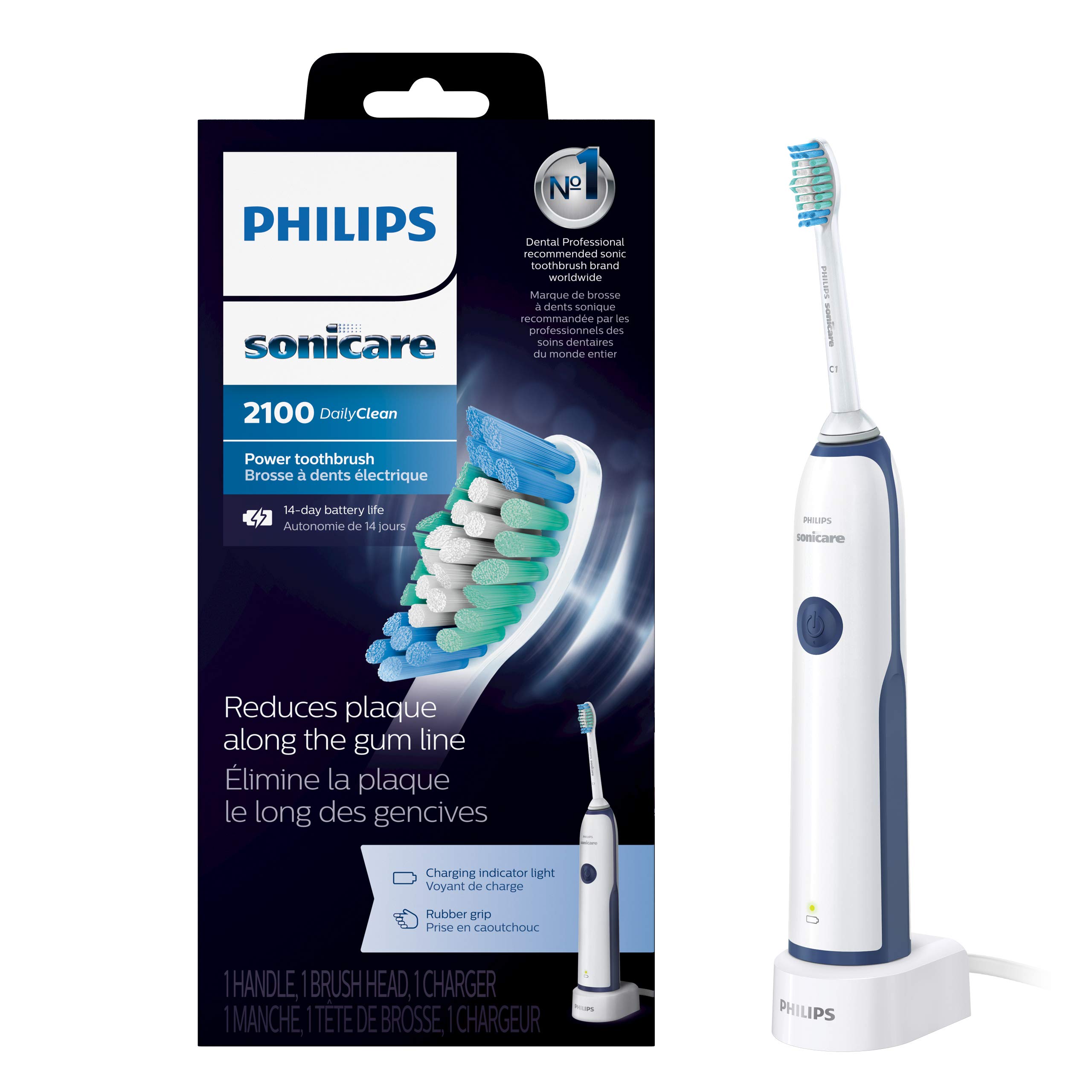 Sonic Electric Toothbrush - Rechargeable, Waterproof, 5 Cleaning Modes for Deep Cleaning - Perfect for Travel, Home & Sensitive Teeth Care