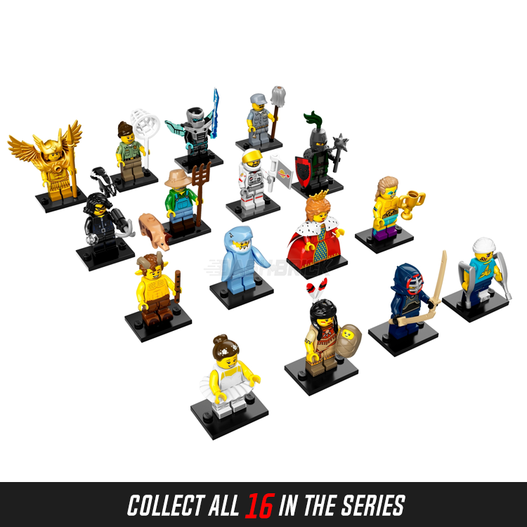 LEGO Collectible Minifigures Series 15 Janitor (9/16) - Limited Edition Building Toy for Kids & Adult Collectors - Perfect for Display, Gifts, and LEGO City Scenes