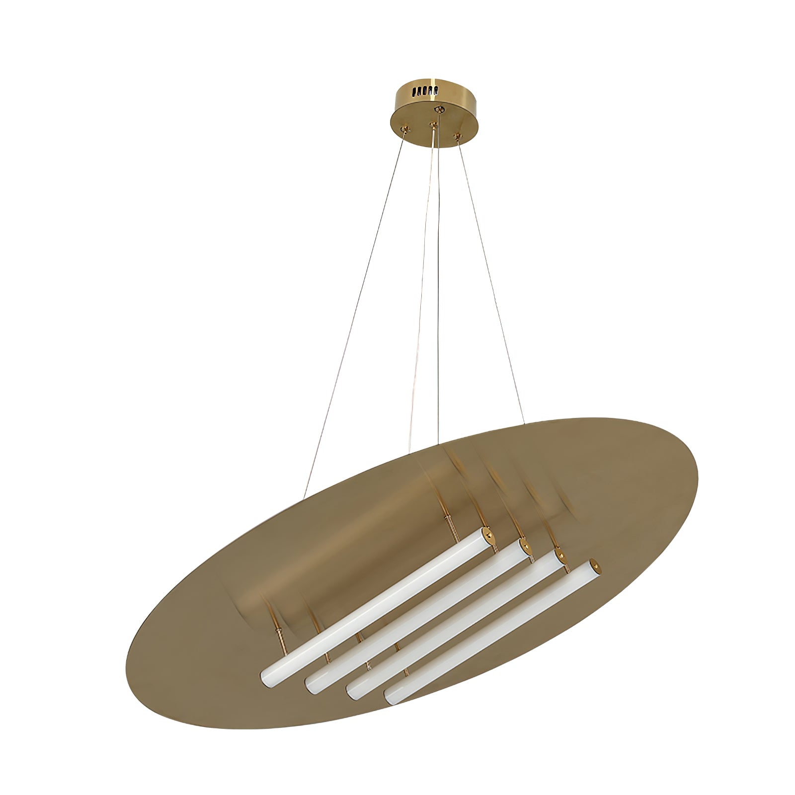 Modern Big Disc Pendant Lamp - Stylish Ceiling Light Fixture for Dining Room, Kitchen Island & Living Room Decor