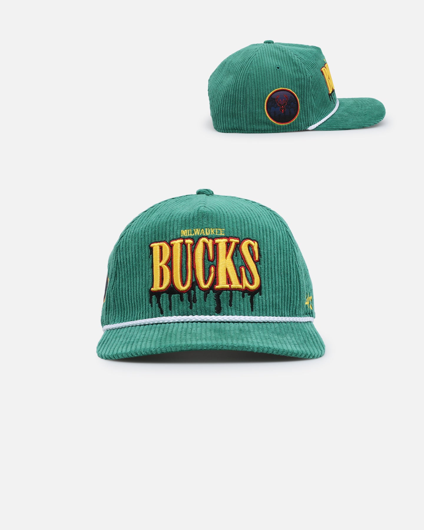 47 Brand Milwaukee Bucks Slasher 47 Hitch Snapback Kelly Green Adjustable Hat - Official NBA Basketball Cap for Men & Women - Perfect for Games, Streetwear & Fan Collections