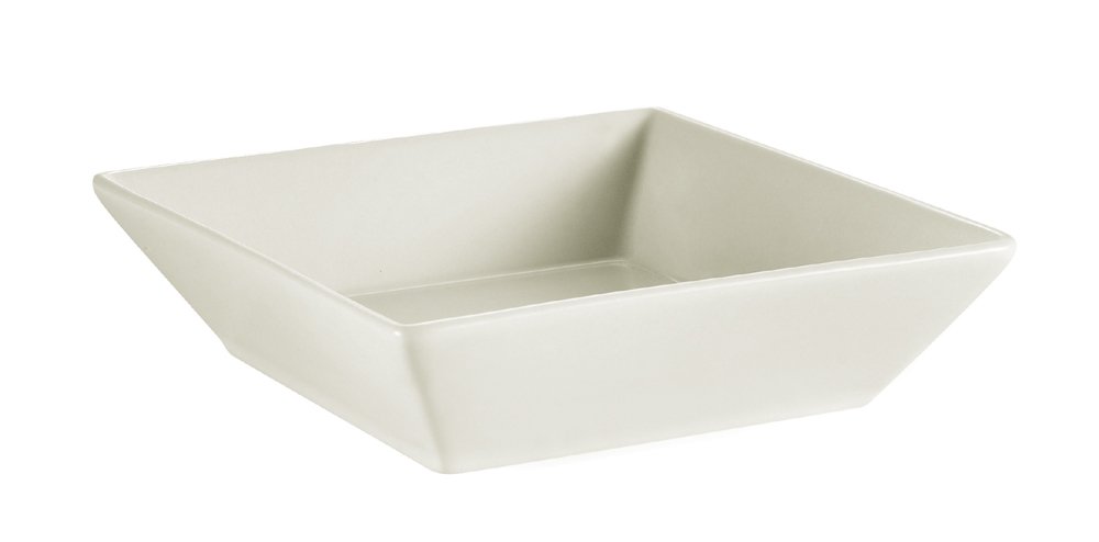 Premium 8x2-3/8 Inch Stoneware Square Bowl Set - 42oz American White Dinnerware (Pack of 24) - Perfect for Restaurants, Catering & Home Dining