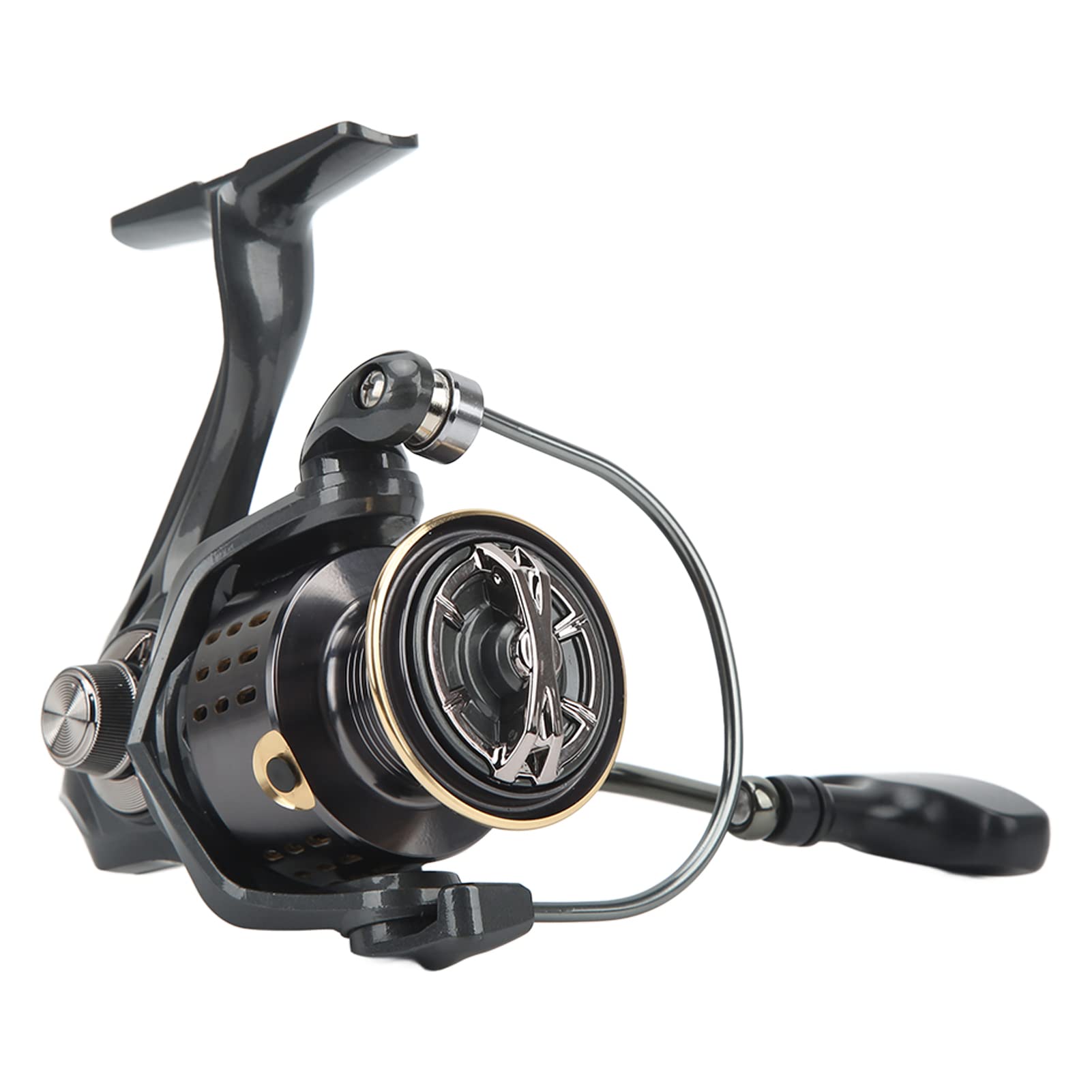 Premium 3+1BB Collapsible Metal Spinning Fishing Reel - Lightweight Freshwater Spinning Reel for Carp, Bass & Trout | Ideal for Lure & Bait Fishing in Lakes, Rivers & Ponds