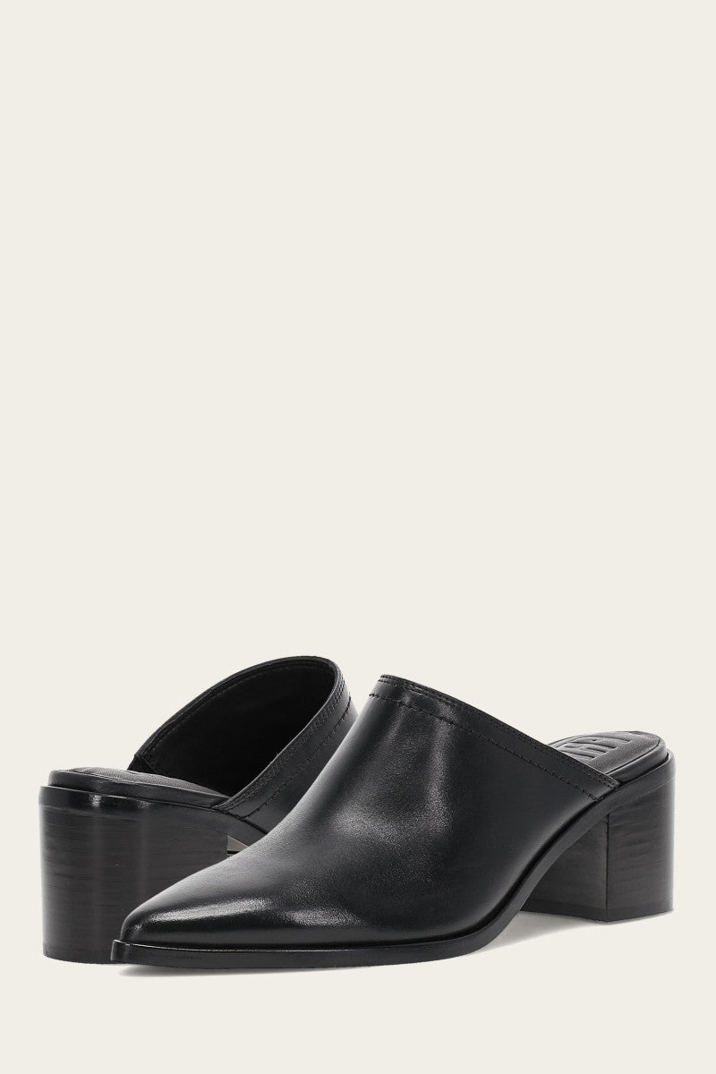 Sadie Mule Black - Comfortable Women's Slip-On Shoes for Casual Wear, Office & Walking | Fashionable & Lightweight