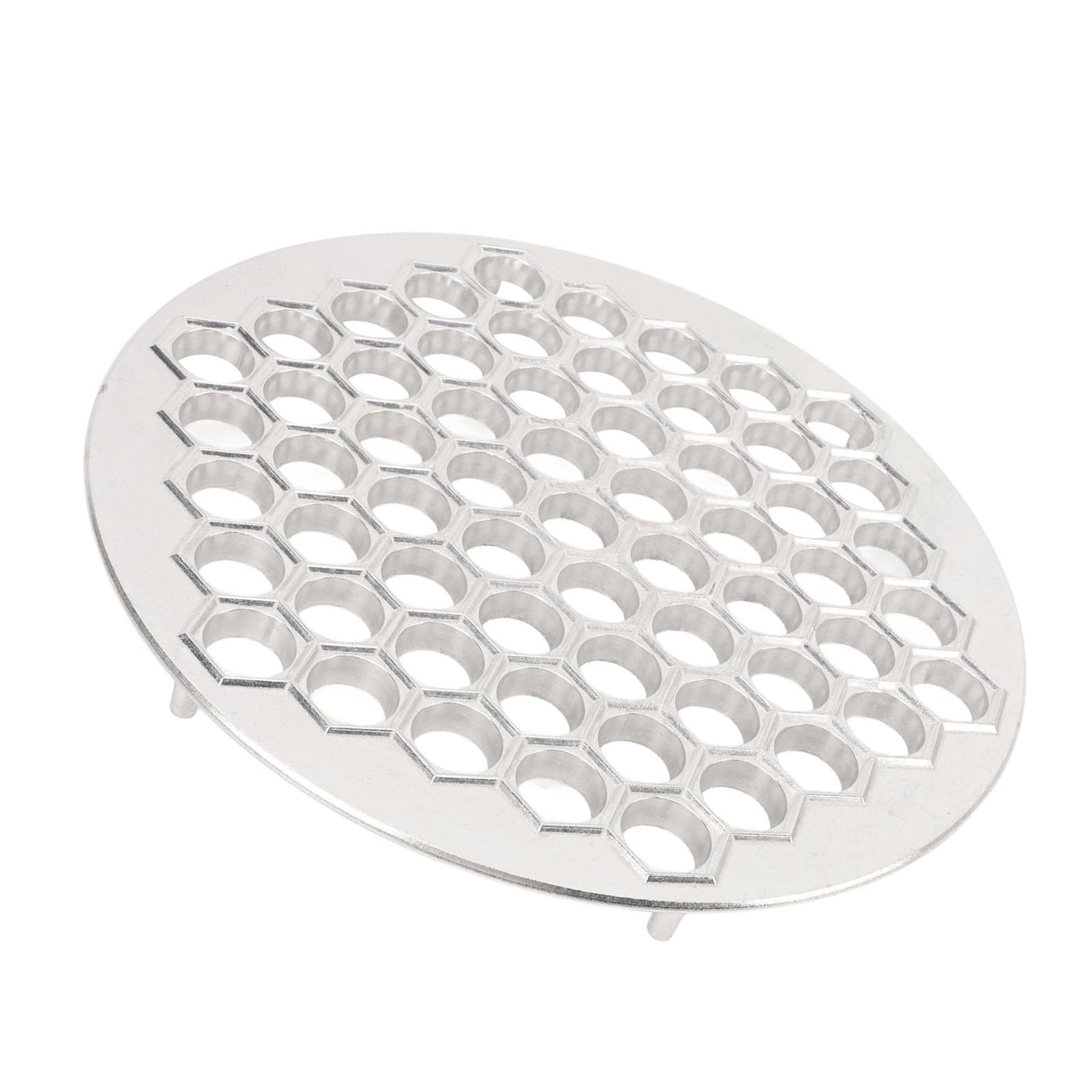 Premium Aluminum Alloy Russian Pelmeni Maker - 61-Hole Dumpling Press for Pelmeni, Ravioli & Pierogi - Commercial-Grade Kitchen Tool for Restaurants & Home Use - High-Strength Easy-to-Clean Design with Precision Holes - Perfect for Traditional Eastern European Cooking & Meal Prep