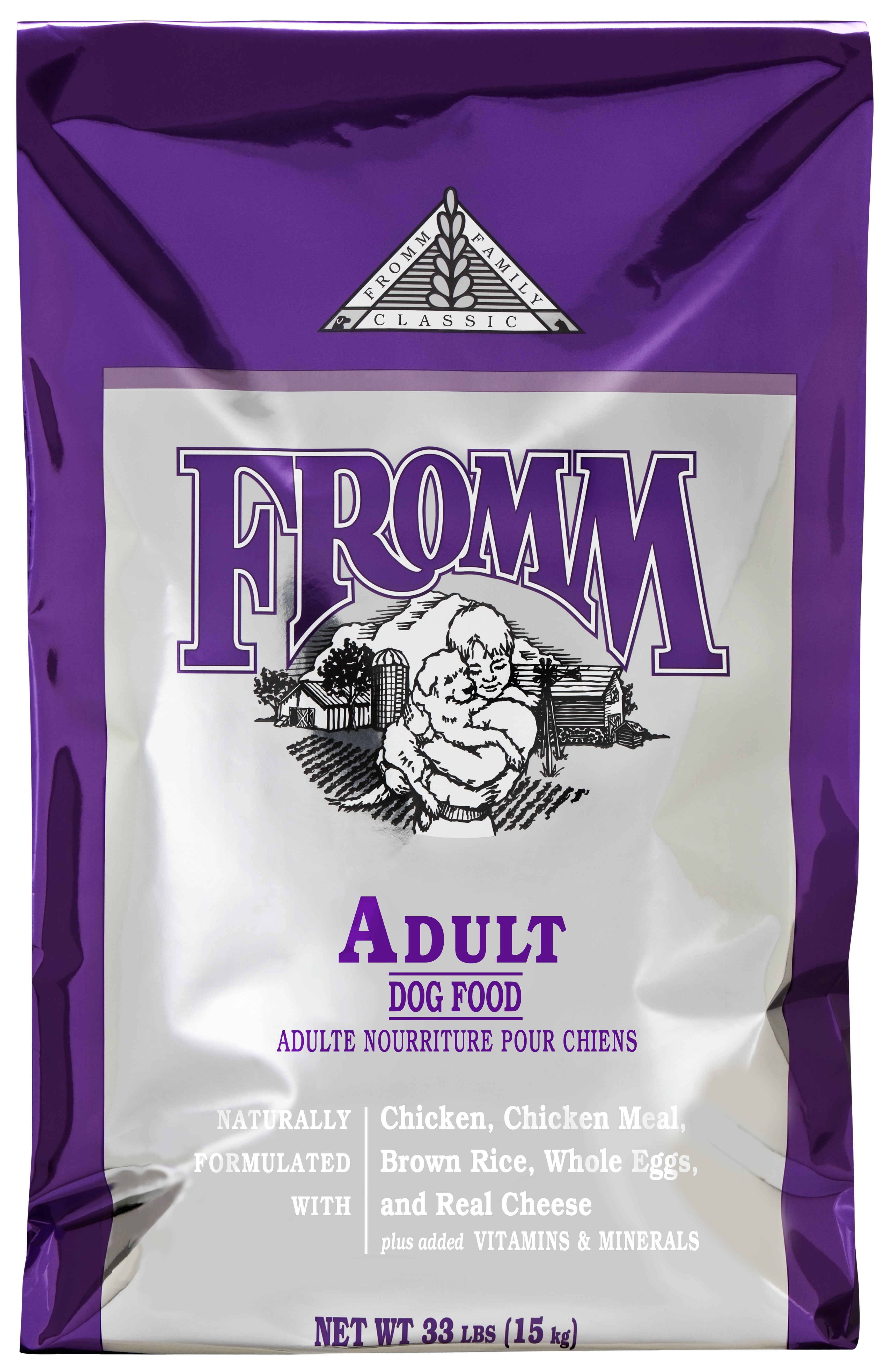 Fromm Classic Grains Dry Dog Food for Adult Dogs - Premium Nutrition for Healthy Skin & Coat - Perfect for Daily Meals & Active Lifestyles