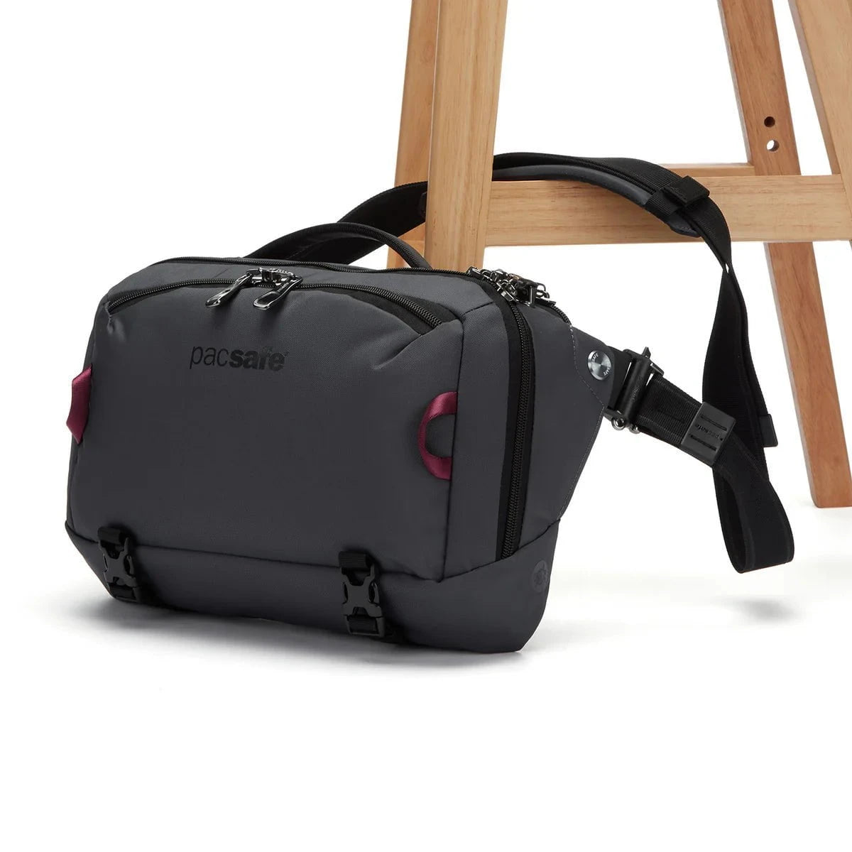 Pacsafe EXP 12 Anti-Theft Sling Crossbody Bag for Men & Women - Secure Travel & Commuting - RFID Protection & Cut-Resistant Straps for Urban Adventures