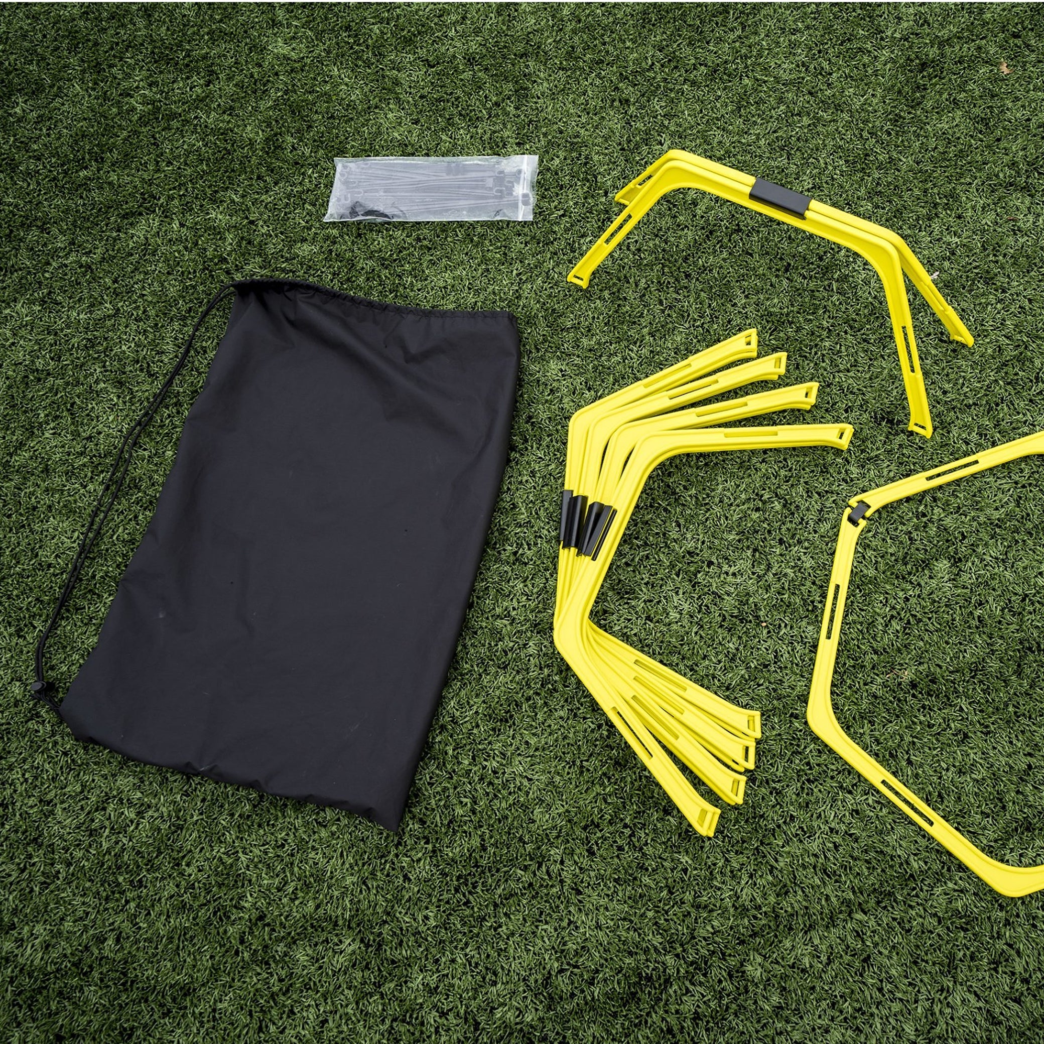 Kwik Goal Hex Speed Rings - Soccer Training Equipment for Agility & Speed Drills - Perfect for Youth & Adult Soccer Practice, Games, and Fitness Training