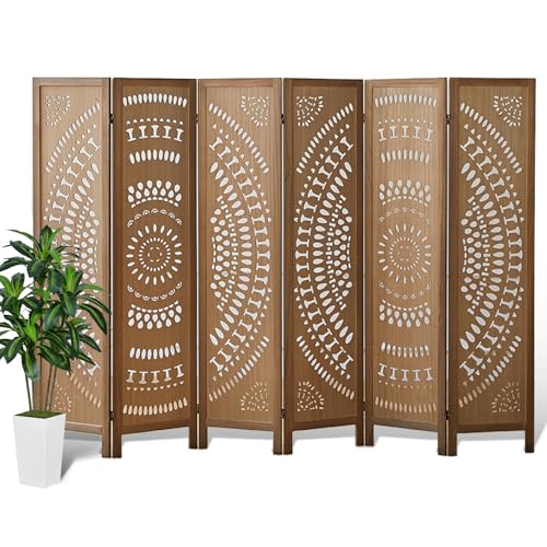 6 Panels Borwn