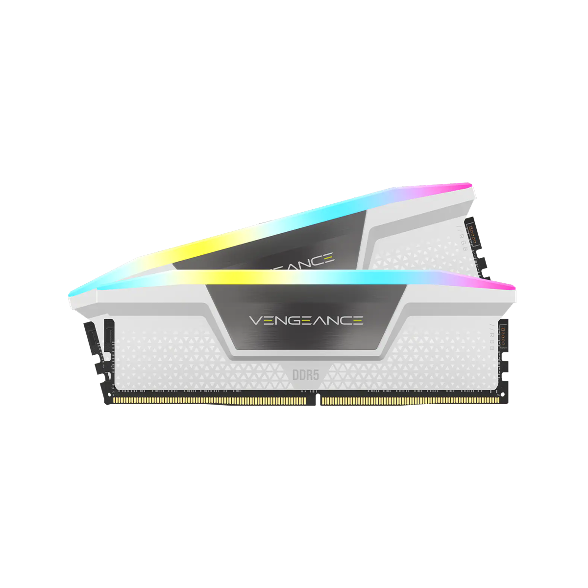 Corsair Vengeance RGB Pro 32GB (2x16GB) DDR5 6000MHz CL30 Desktop Memory Kit - White (CMH32GX5M2B6000C30W) for Gaming PC, Workstation & High-Performance Computing