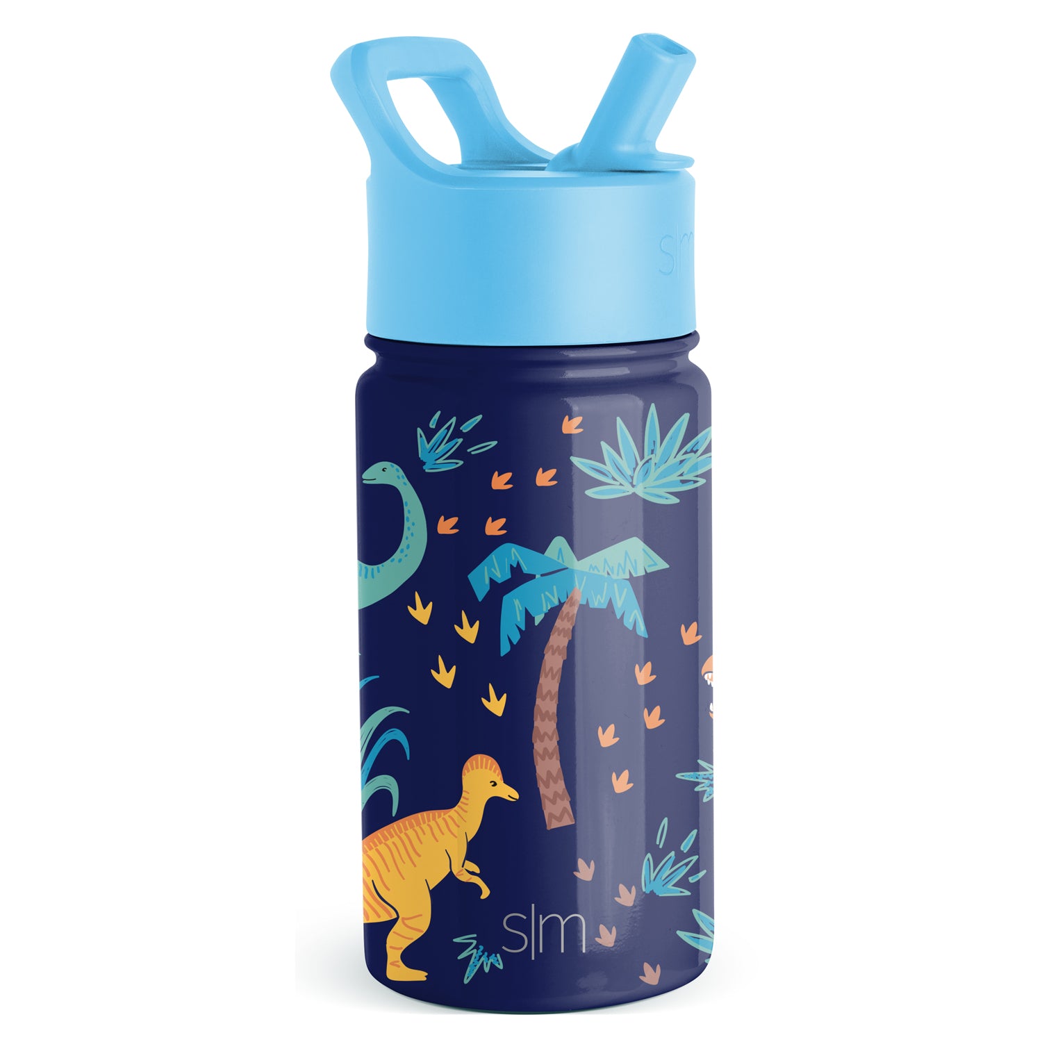 Summit Kids Water Bottle with Straw Lid - BPA Free, Leak Proof, 12oz Insulated Stainless Steel Bottle for School, Sports & Outdoor Activities