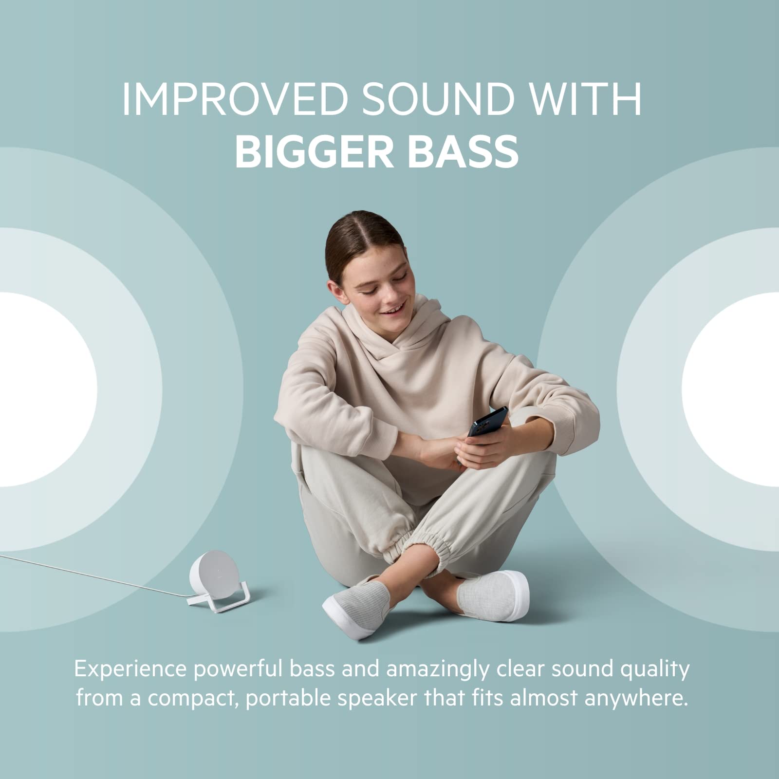 Belkin Quick Charge Wireless Charger with Bluetooth Speaker - Qi-Certified Charging Stand for iPhone 14/13/12, Samsung Galaxy S23/S22/S21 & More - Fast Wireless Charging & Premium Sound for Music, Videos & Video Calls - Perfect for Home, Office & Travel - White