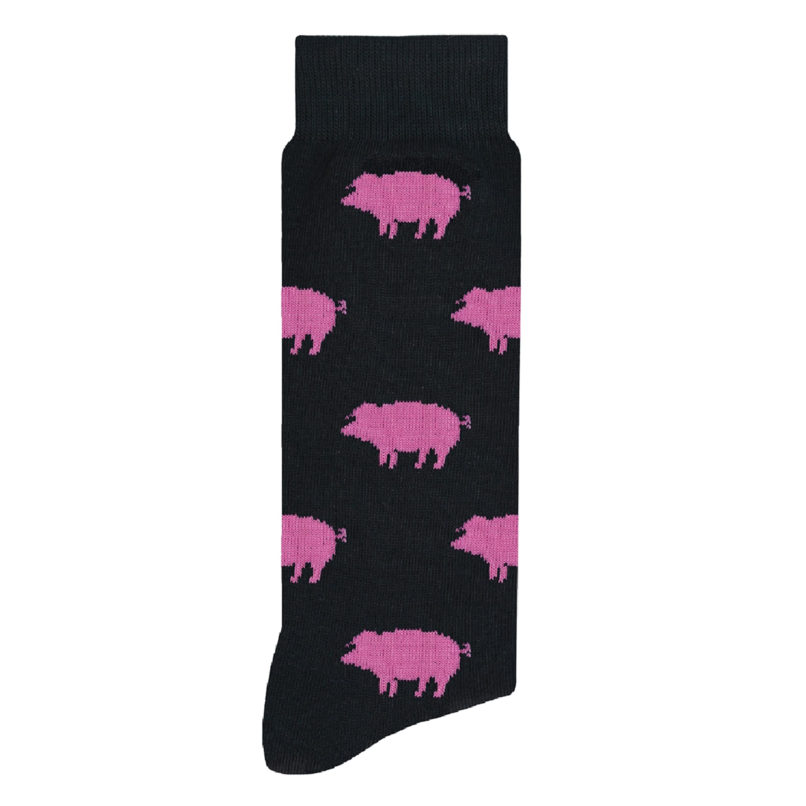 Funny Gray Piggy Socks for Women, Men, Girls & Boys - Novelty, Cute and Cool Original Socks | Perfect for Gifts, Costume Parties and Everyday Wear