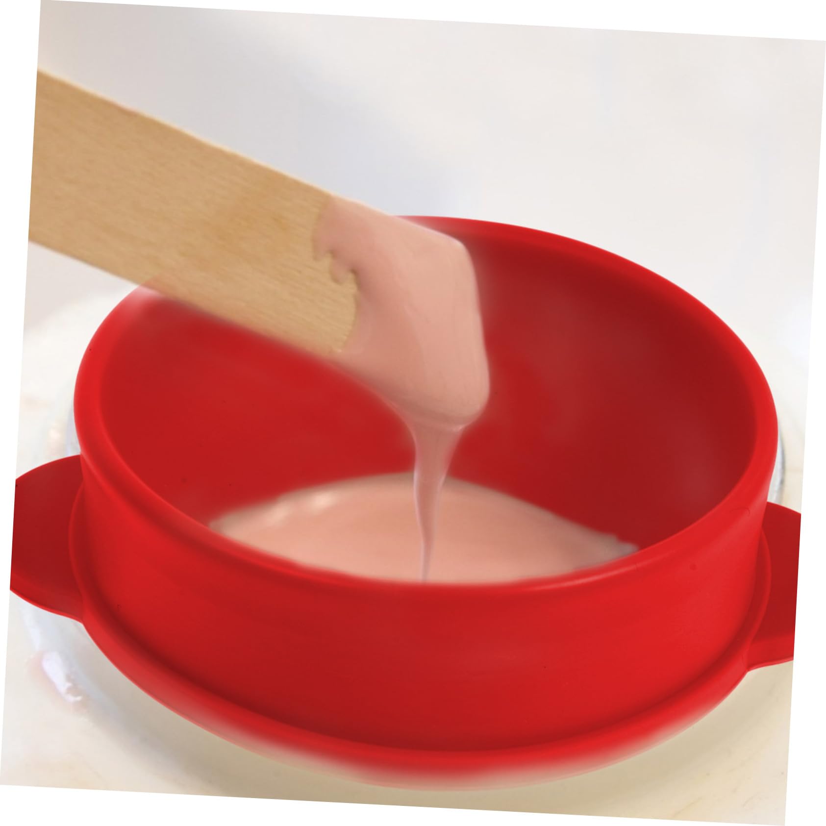 400ml Wax Melt Warmer Pot with Red Silicone Inner Bowl - Electric Wax Heater for Hair Removal & Home Spa | Perfect for Salon, Beauty Professionals & At-Home Waxing