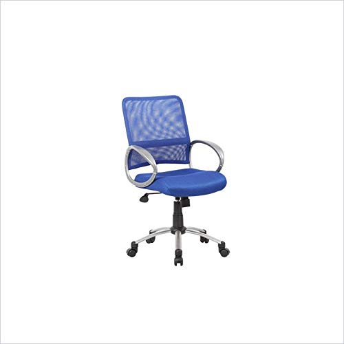 UrbanPro Mesh Back Task Chair - Ergonomic Office Chair with Breathable Mesh, Adjustable Height & Lumbar Support - Perfect for Home Office, Gaming & Workspace Comfort (Blue)