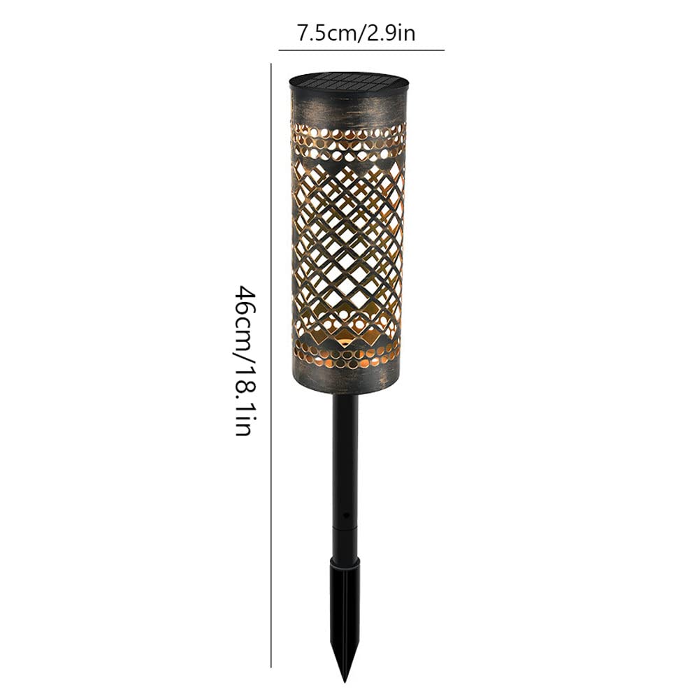Solar Powered LED Landscape Lights - Waterproof Outdoor Floor Plug Lamp for Garden, Lawn, Villa, Deck & Pathway - ABS Solar Light for Terrace, Patio & Walkway Decoration